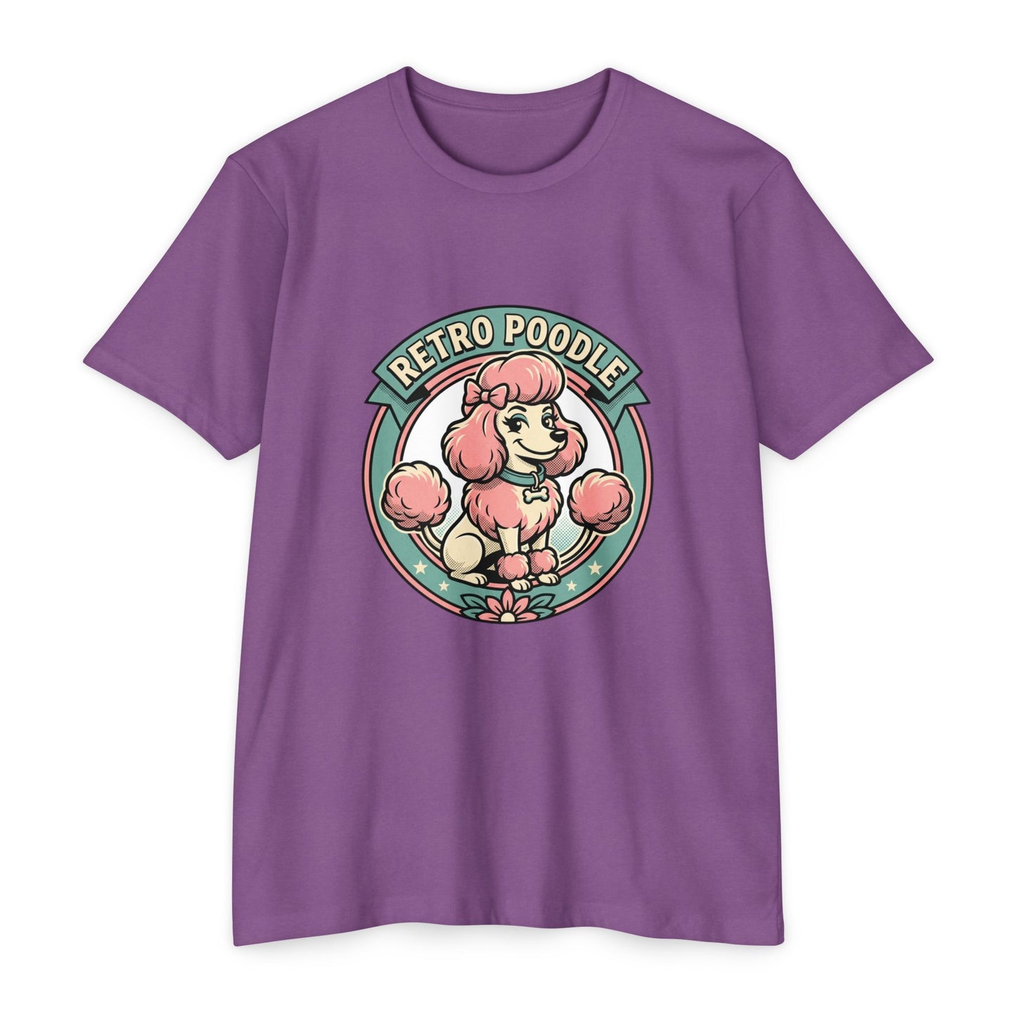 Retro Poodle T-Shirt — Vintage Cute Dog Graphic Tee