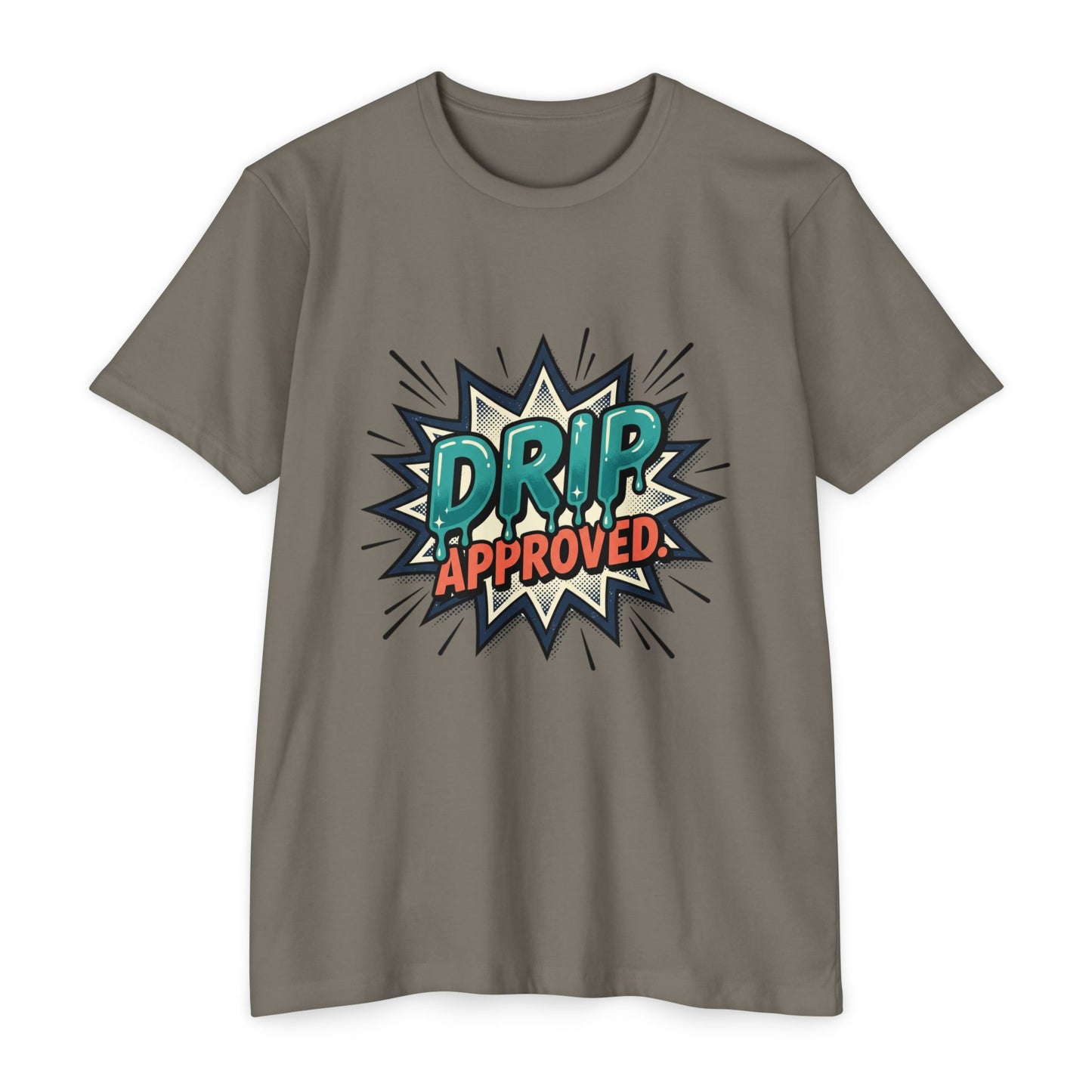Drip Approved Retro Comic Pop Art T-Shirt