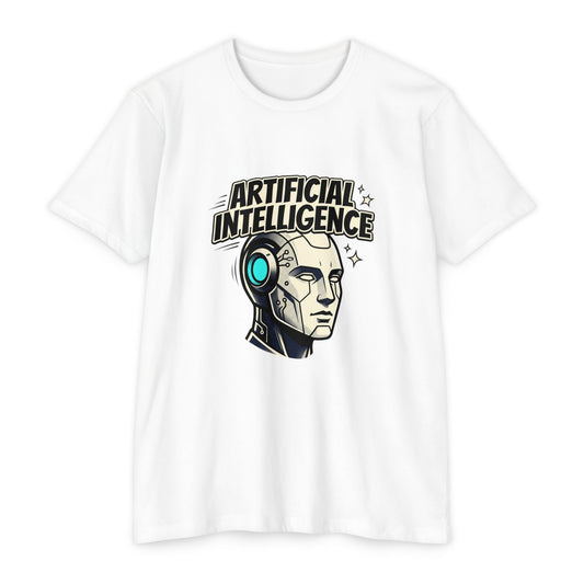 Artificial Intelligence Robot Tee — AI Head Graphic T-Shirt