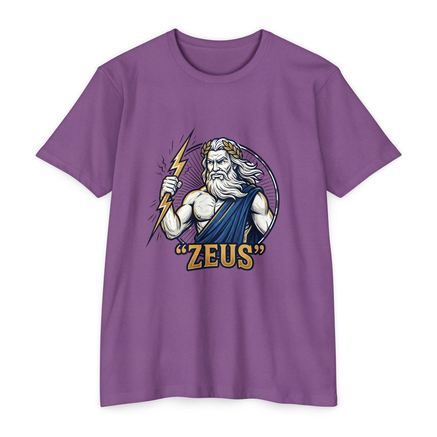 Zeus Lightning Graphic T‑Shirt — Mythology Greek God Tee