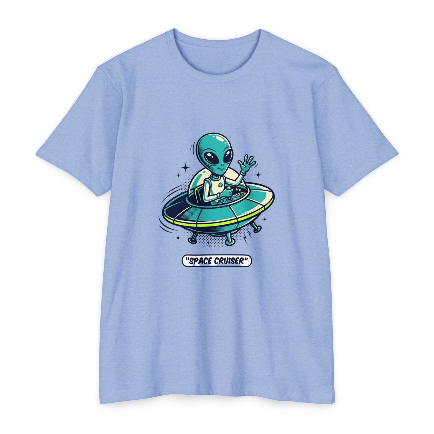 Space Cruiser Alien UFO T‑Shirt — Sci‑Fi Graphic Tee