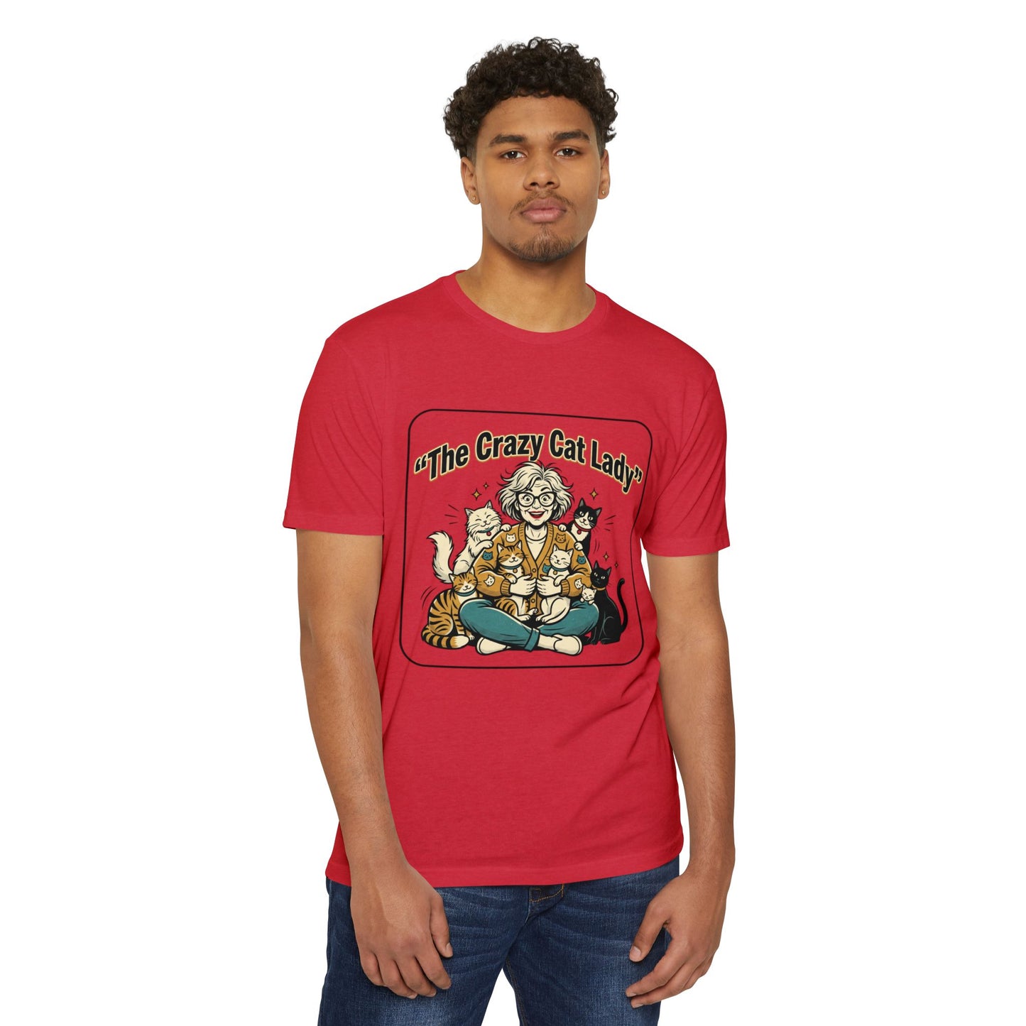 Crazy Cat Lady Retro Cat Mom T-Shirt