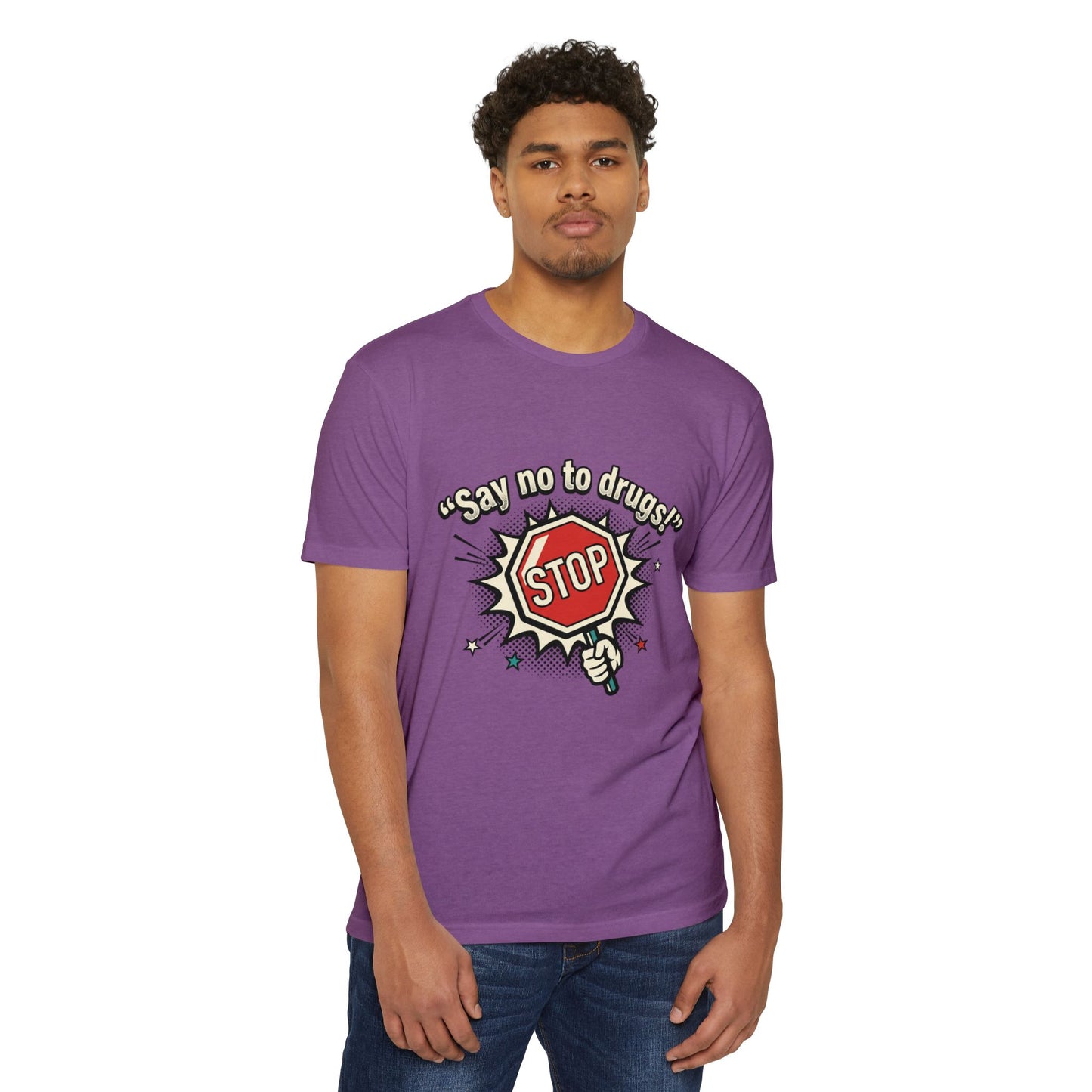 Say No to Drugs Stop Sign T-Shirt