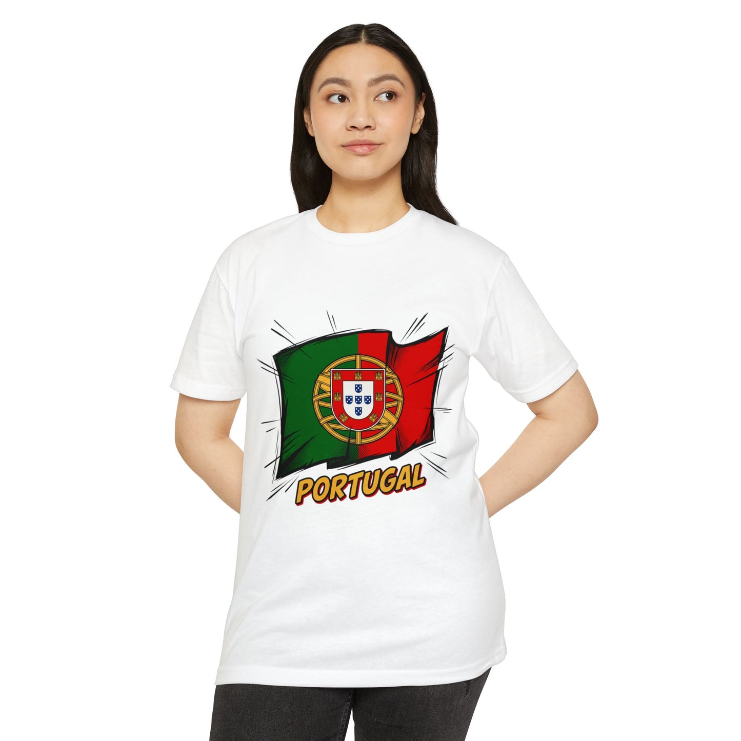 Portugal Flag Graphic T-Shirt — Vibrant Portuguese Pride Tee