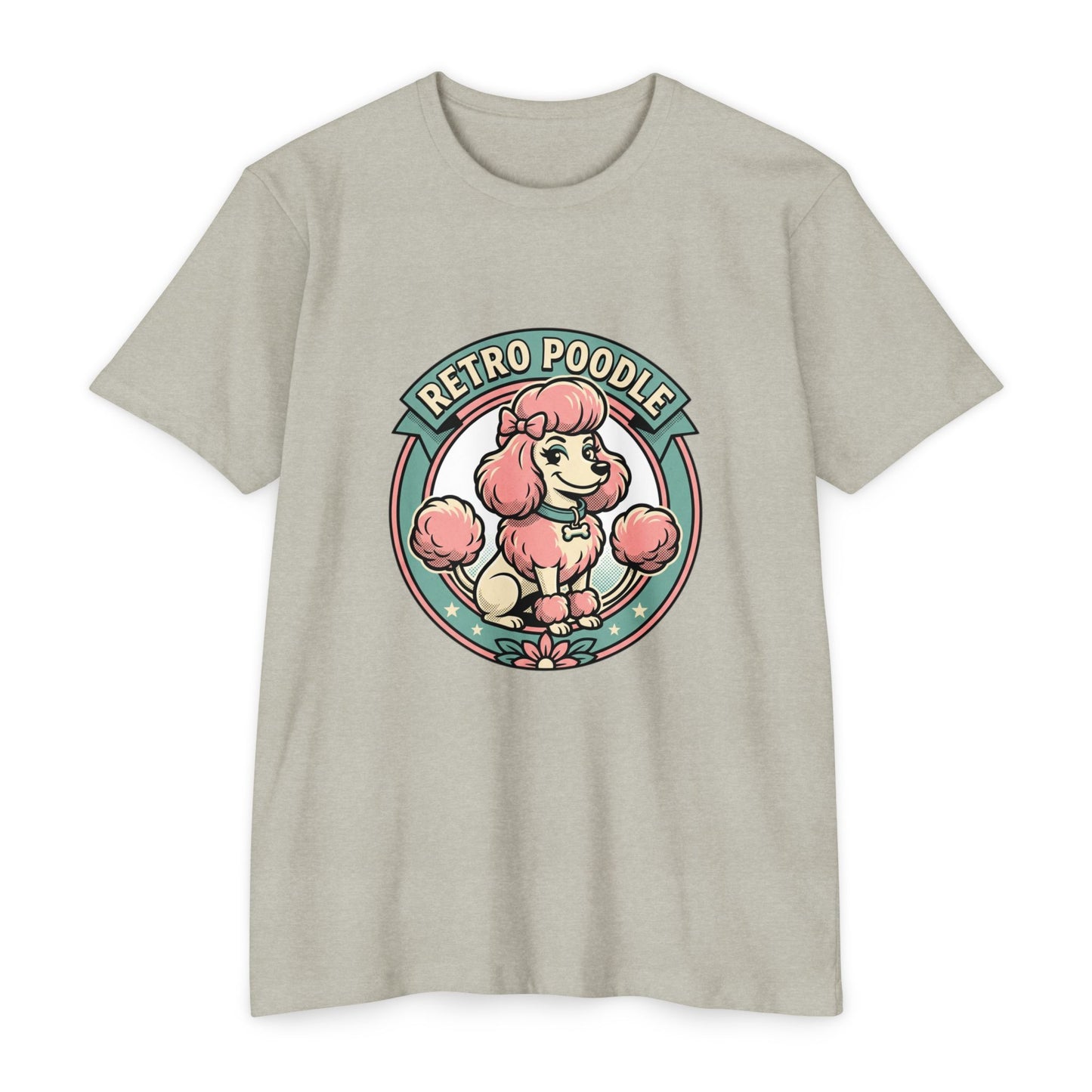 Retro Poodle T-Shirt — Vintage Cute Dog Graphic Tee