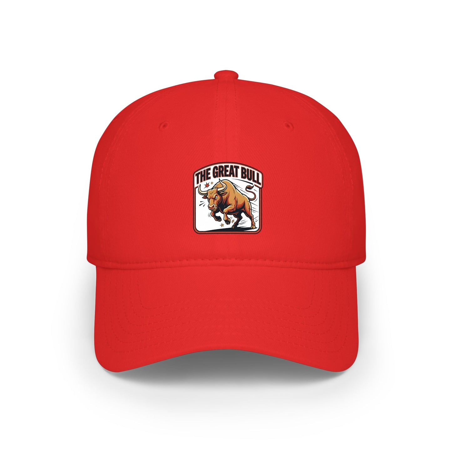 The Great Bull Embroidered Low Profile Cap