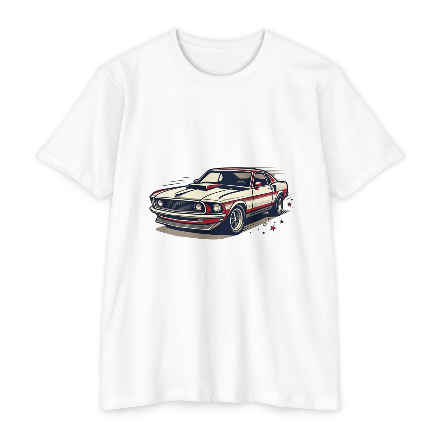Classic Muscle Car T-Shirt — Retro Racing Illustration Tee