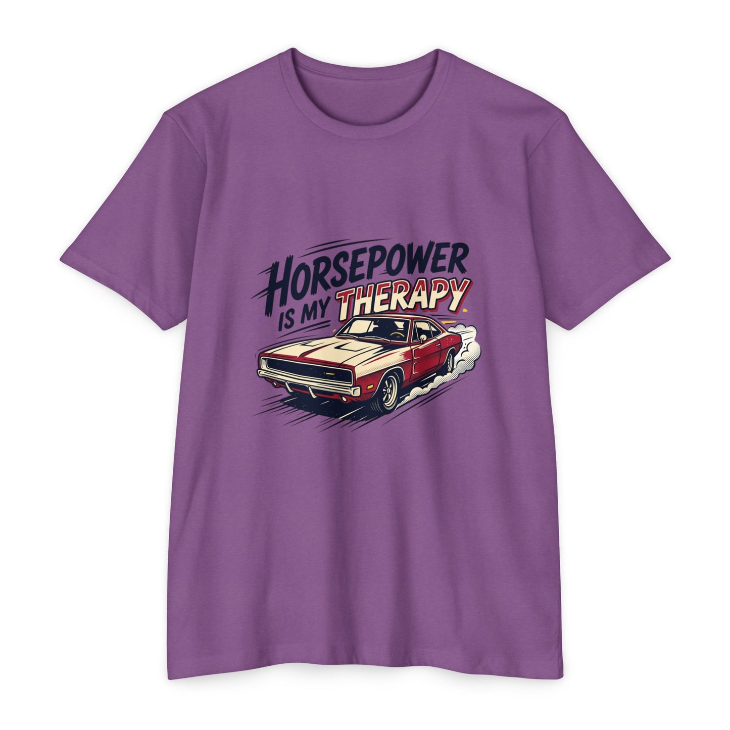 Horsepower Is My Therapy T-Shirt — Racing & Car Enthusiast Tee