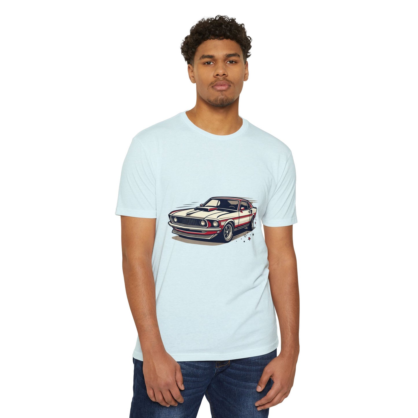Classic Muscle Car T-Shirt — Retro Racing Illustration Tee