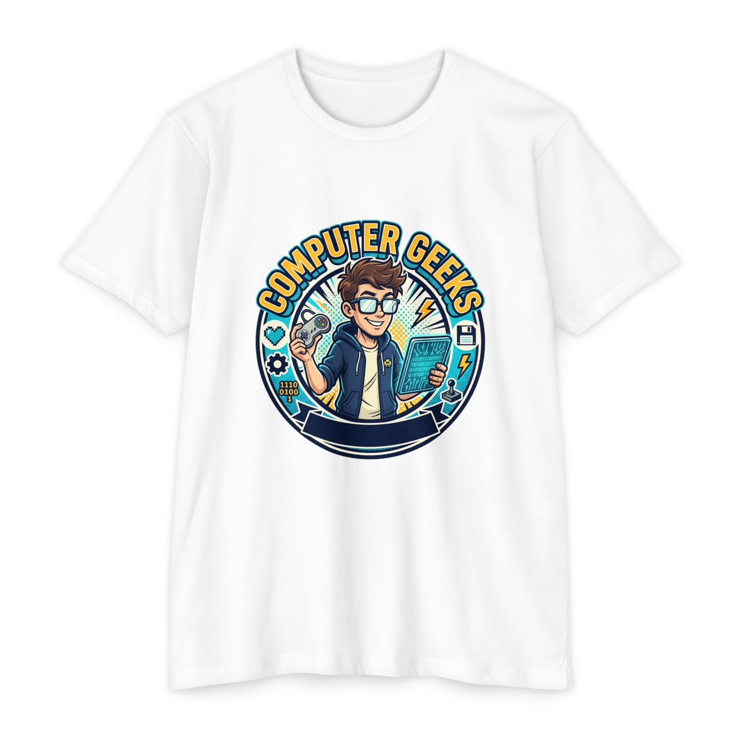 Computer Geeks T-Shirt — Retro Tech Gamer Graphic Tee