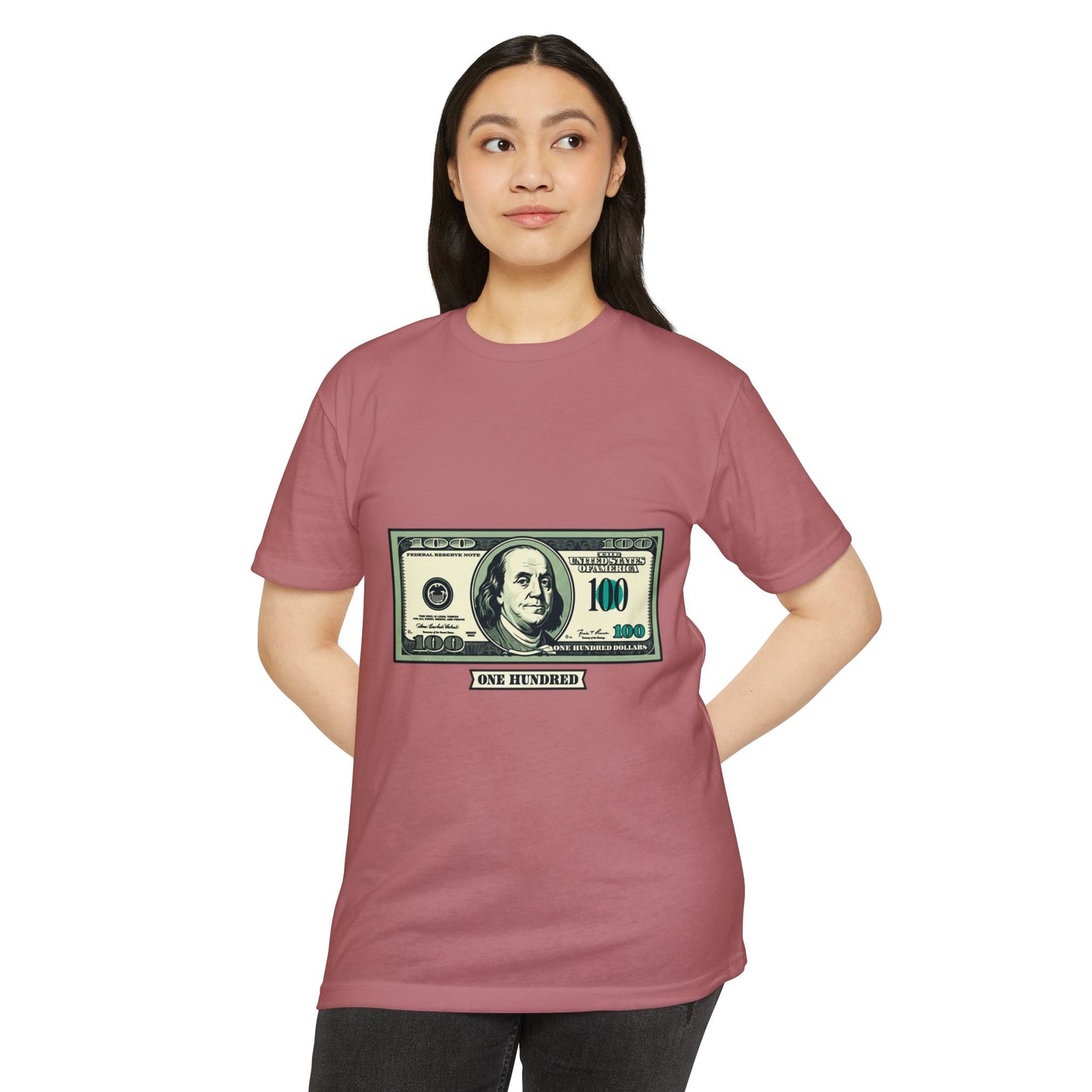 100 Dollar Bill Graphic T-Shirt — Money Print Tee