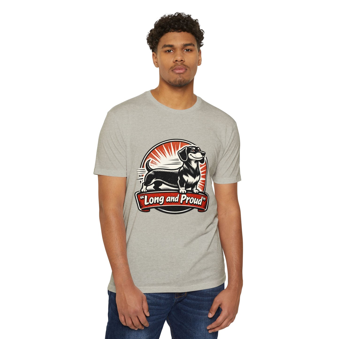 Long and Proud Dachshund T-Shirt — Cute Retro Wiener Dog Tee