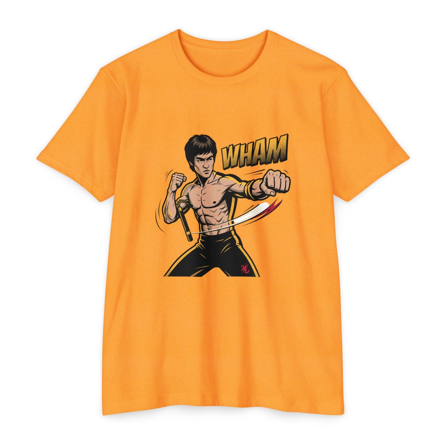 Camiseta gráfica de artes marciales — Camiseta de luchador estilo Bruce 'WHAM'