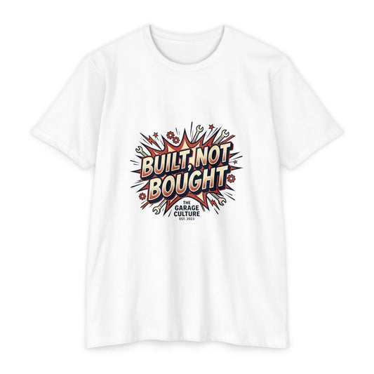 Built Not Bought Retro Garage Culture T-Shirt