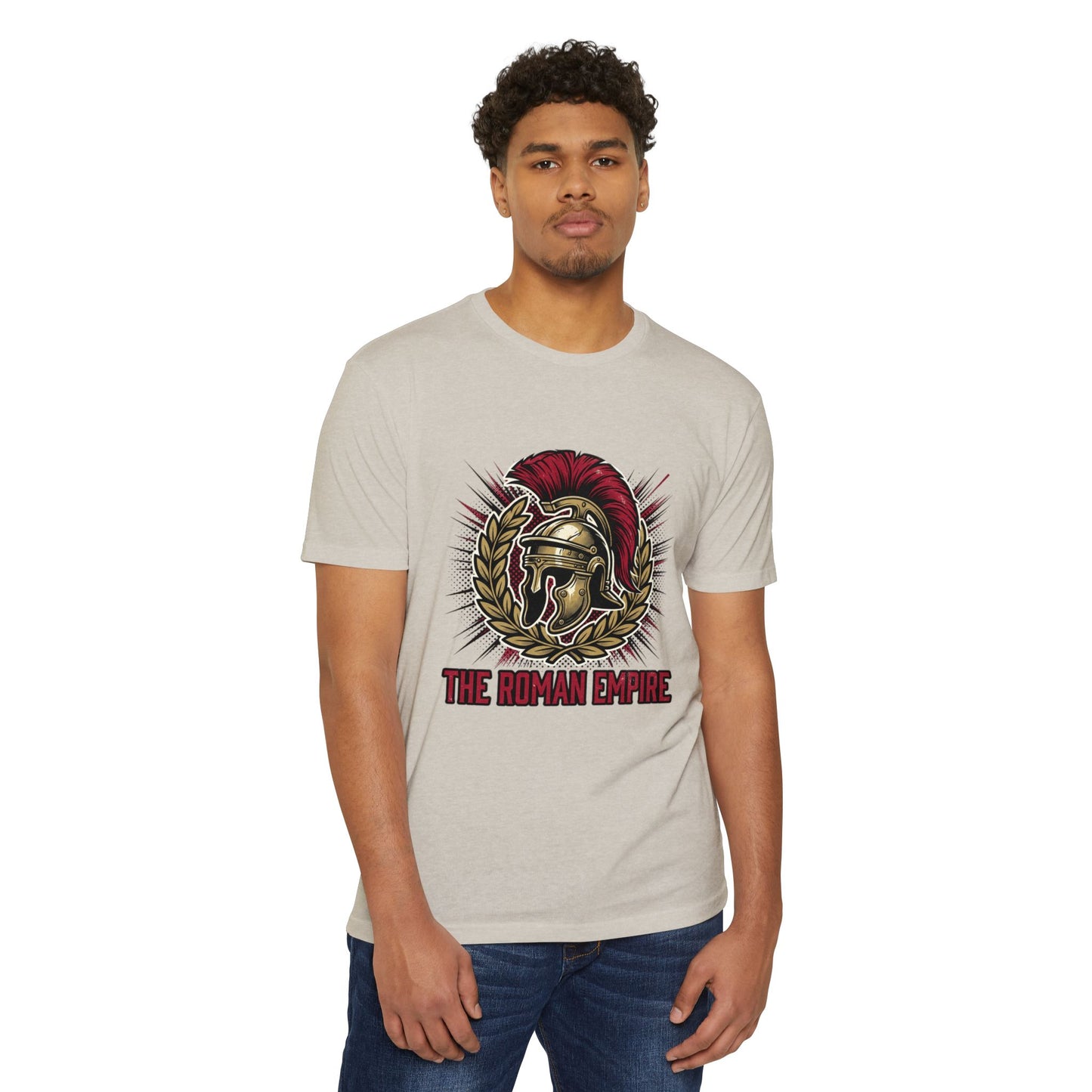Roman Empire Helmet T-Shirt — Vintage Gladiator Graphic Tee