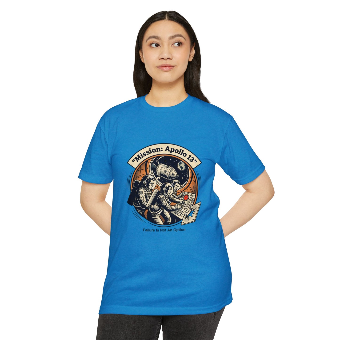 Apollo 13 Retro Space T-Shirt — "Mission: Apollo 13" Astronaut Patch Tee