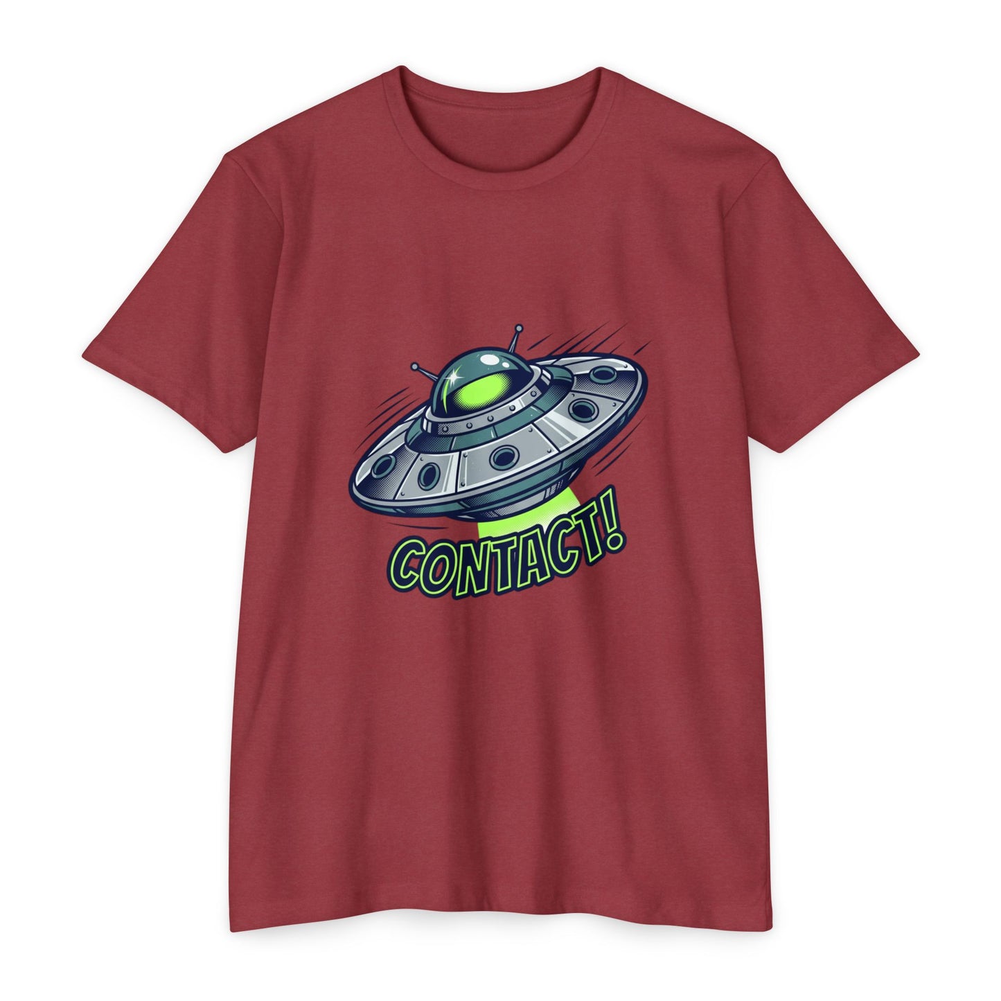 UFO Contact T-Shirt — Alien Spaceship Graphic Tee