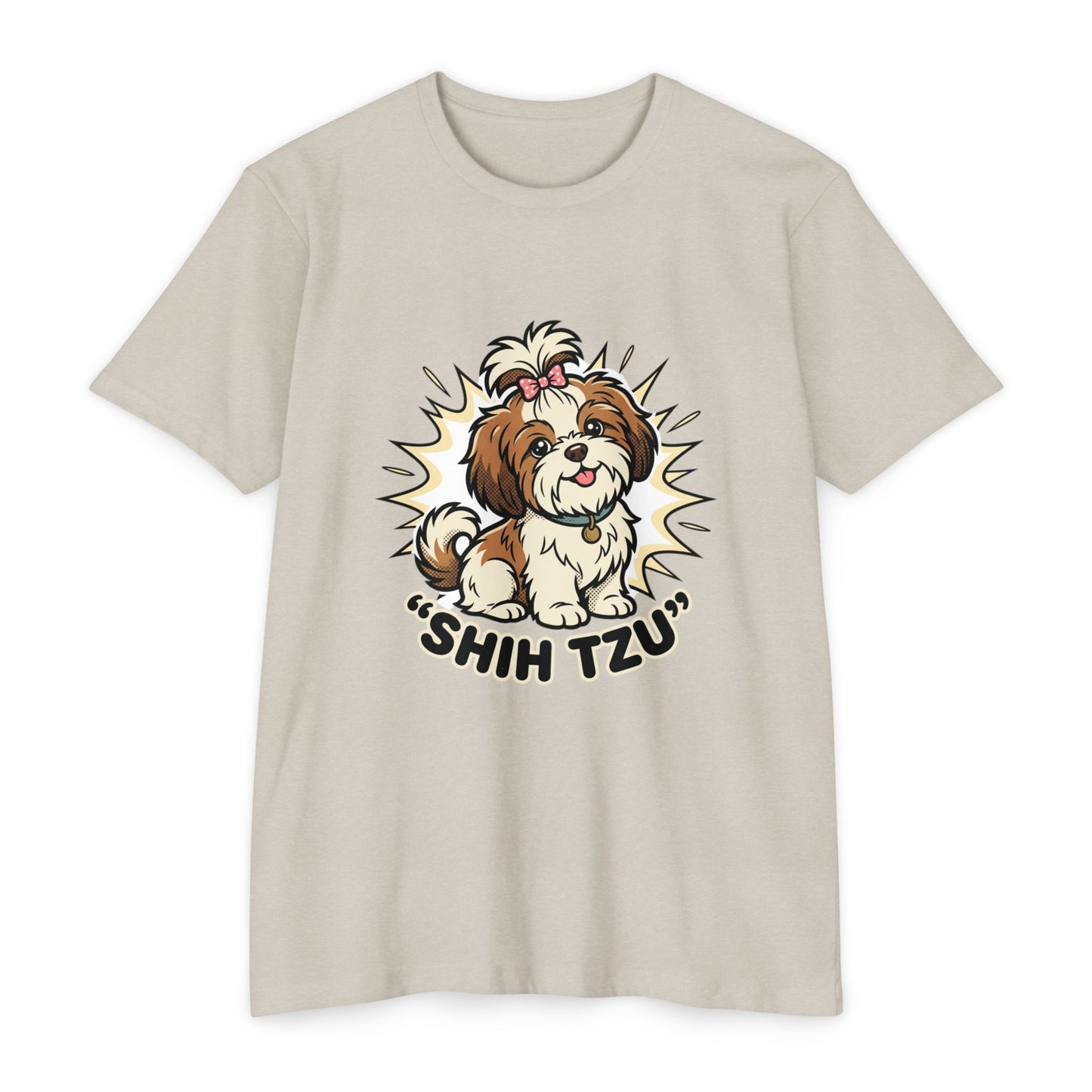 Shih Tzu Cute Cartoon T-Shirt — Adorable Dog Lover Tee