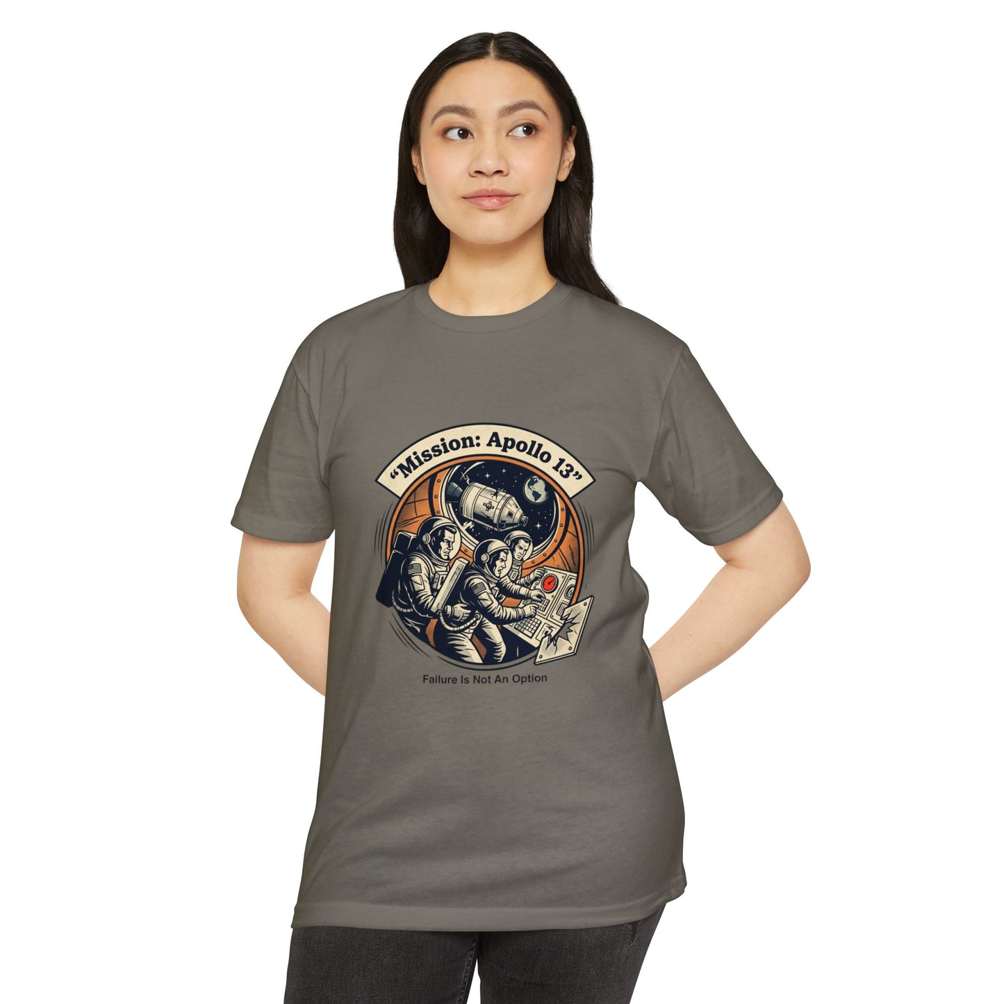 Apollo 13 Retro Space T-Shirt — "Mission: Apollo 13" Astronaut Patch Tee
