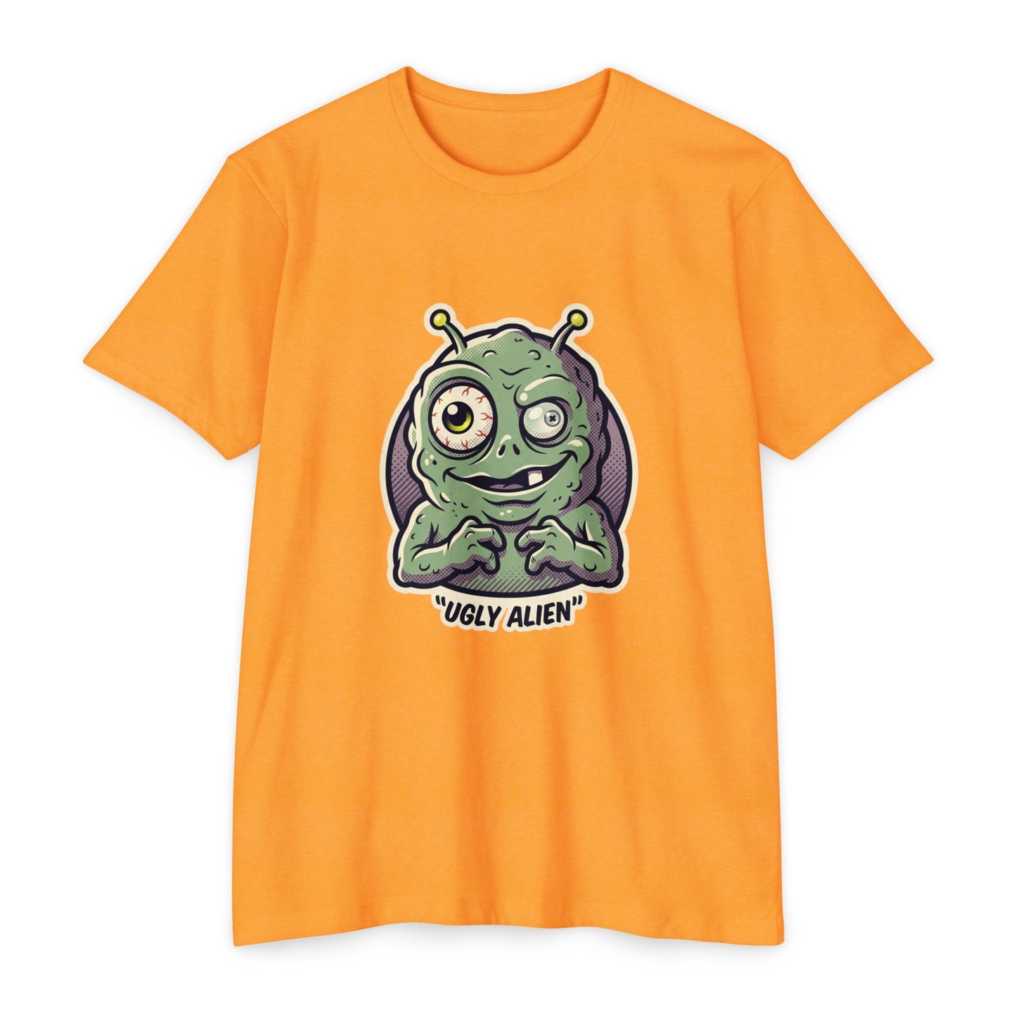 Funny Ugly Alien T-Shirt — Cartoon Graphic Tee