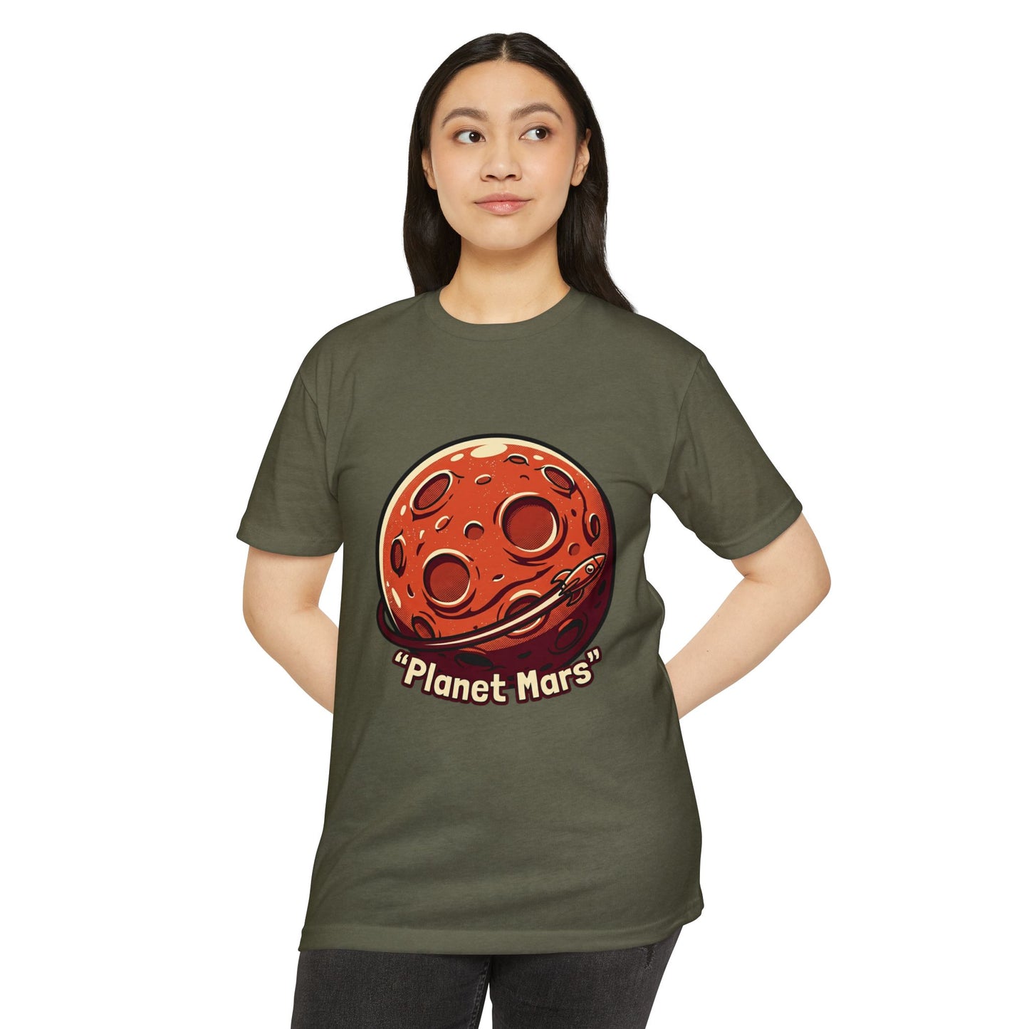 Retro Mars Graphic T-Shirt — Red Planet Tee