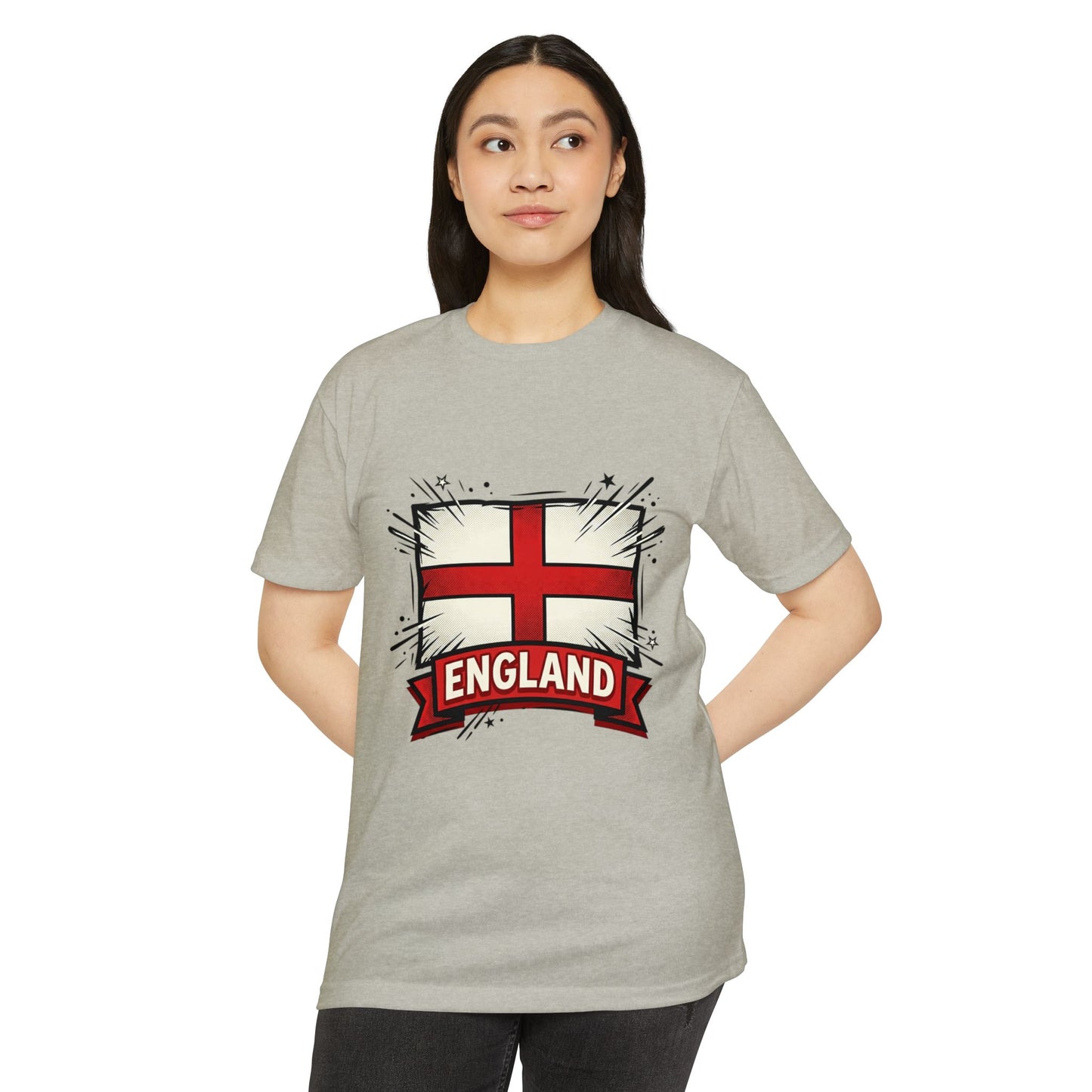 England St. George Cross T-Shirt — Flag Graphic Tee for Fans & Supporters