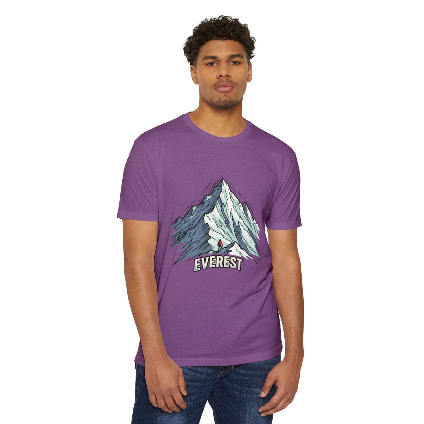 Everest Mountain Graphic T-Shirt — Adventure Climber Tee