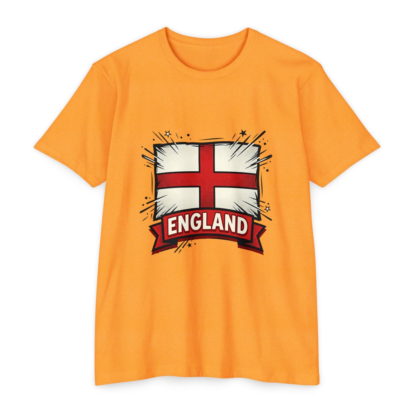 England St. George Cross T-Shirt — Flag Graphic Tee for Fans & Supporters