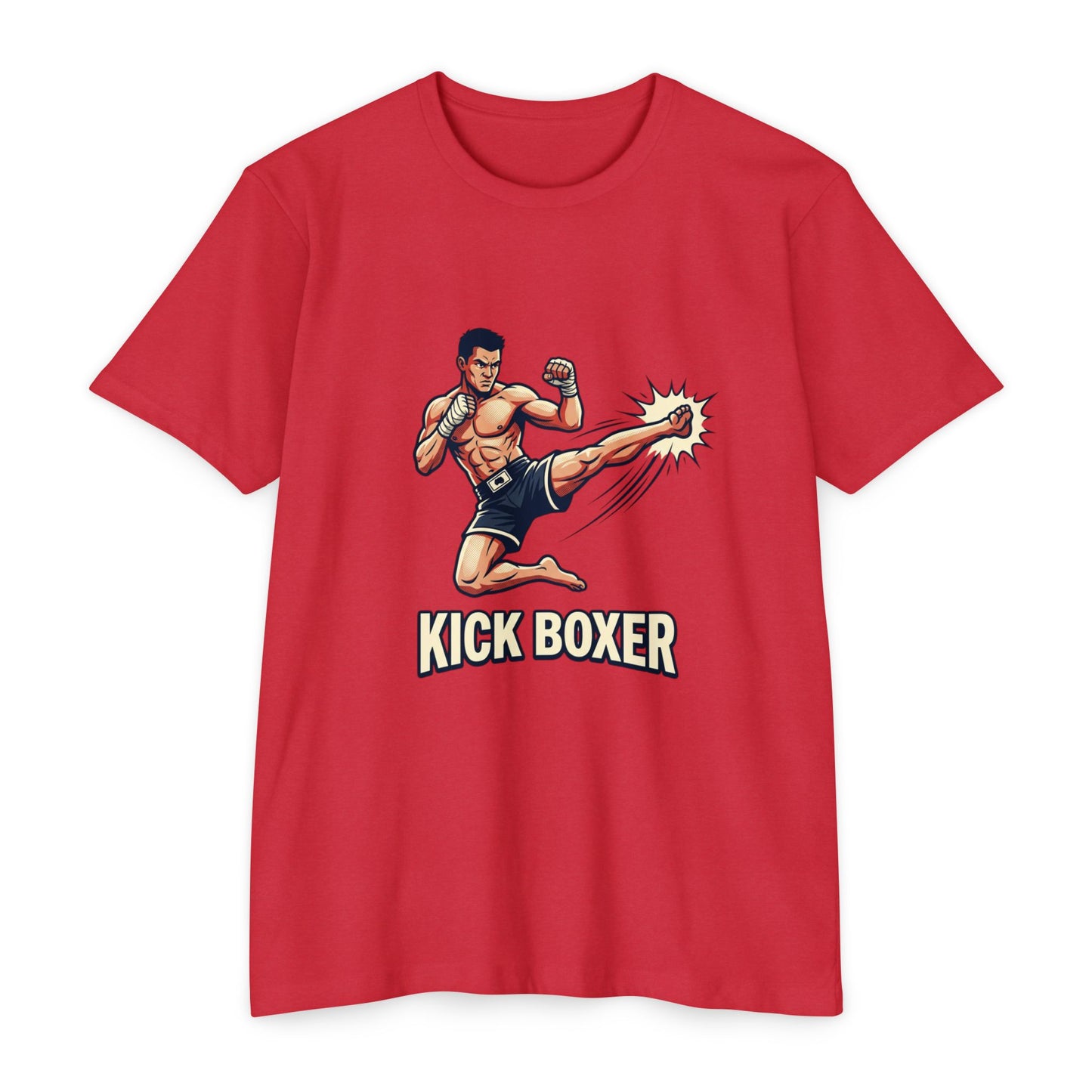Camiseta Kick Boxer — Camiseta Retro Gráfica de Artes Marciales