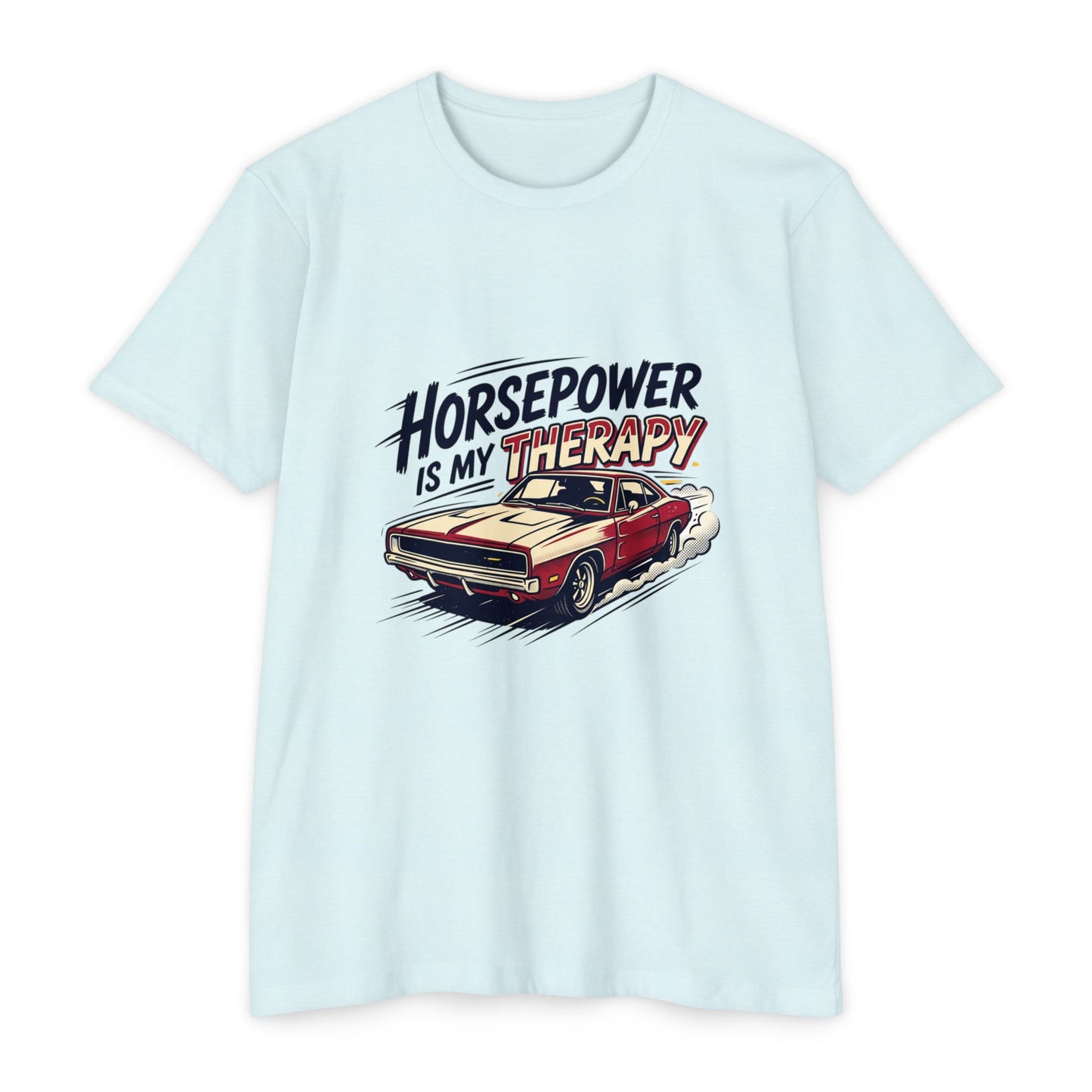 Horsepower Is My Therapy T-Shirt — Racing & Car Enthusiast Tee