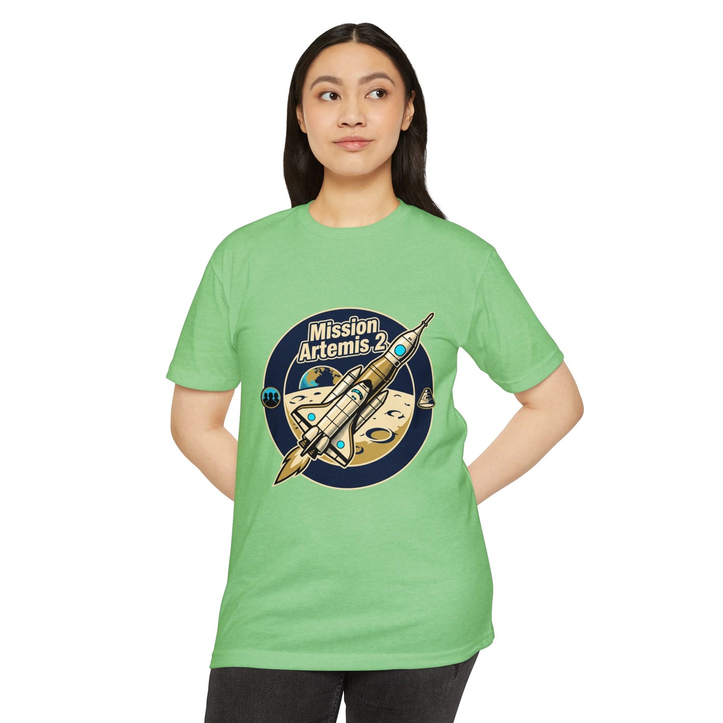 Mission Artemis II Retro Space T-Shirt — Artemis 2 Rocket Tee