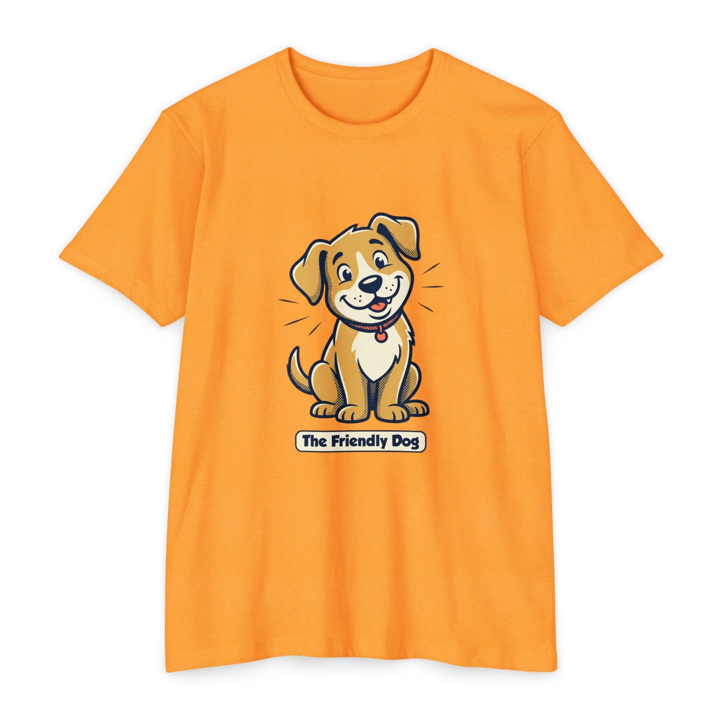 Friendly Dog T-Shirt – Cute Cartoon Puppy "The Friendly Dog" Tee
