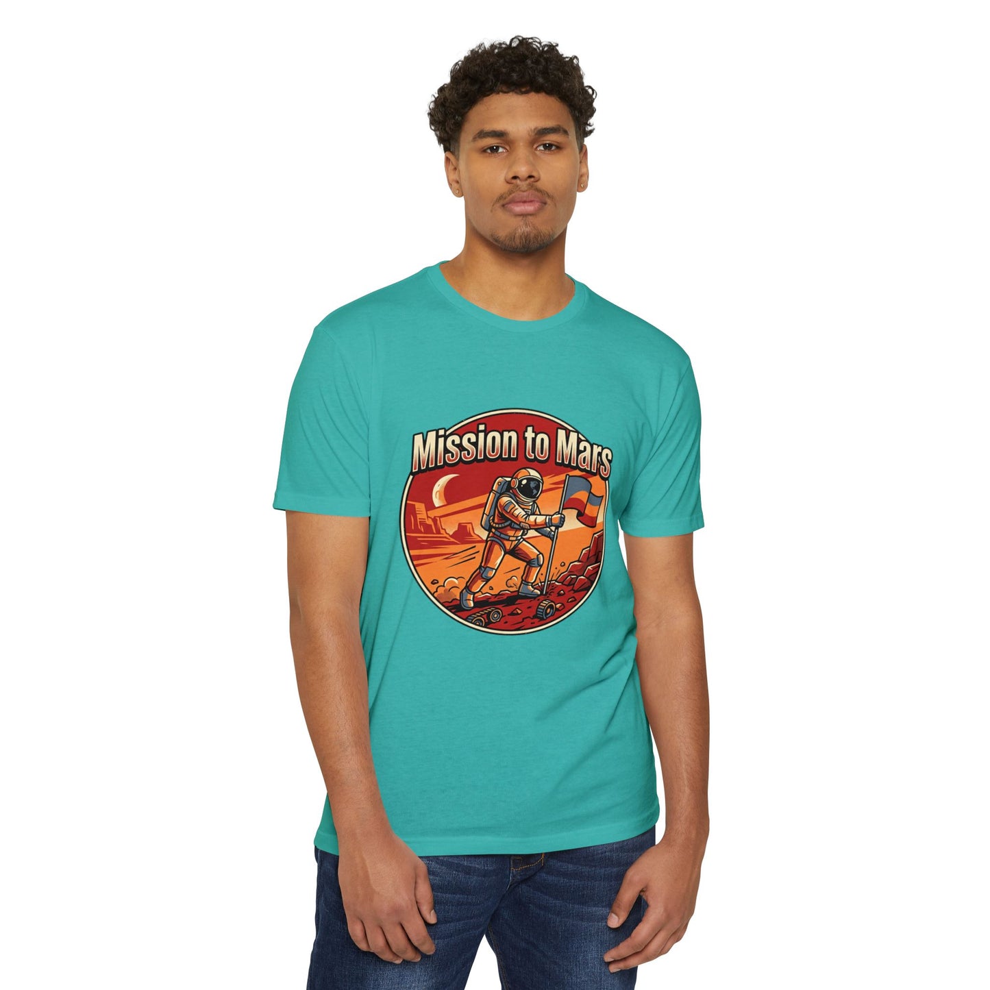 Mission to Mars Retro Astronaut T-Shirt