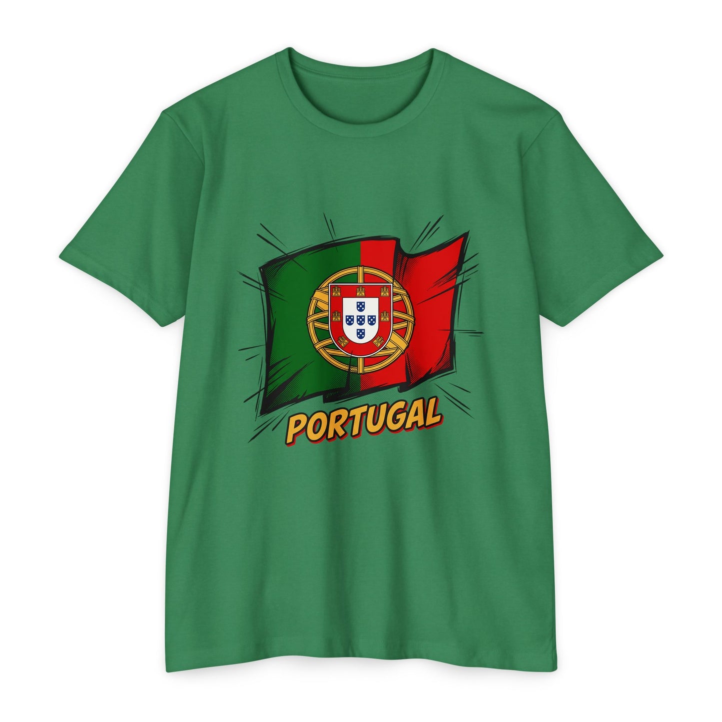 Portugal Flag Graphic T-Shirt — Vibrant Portuguese Pride Tee