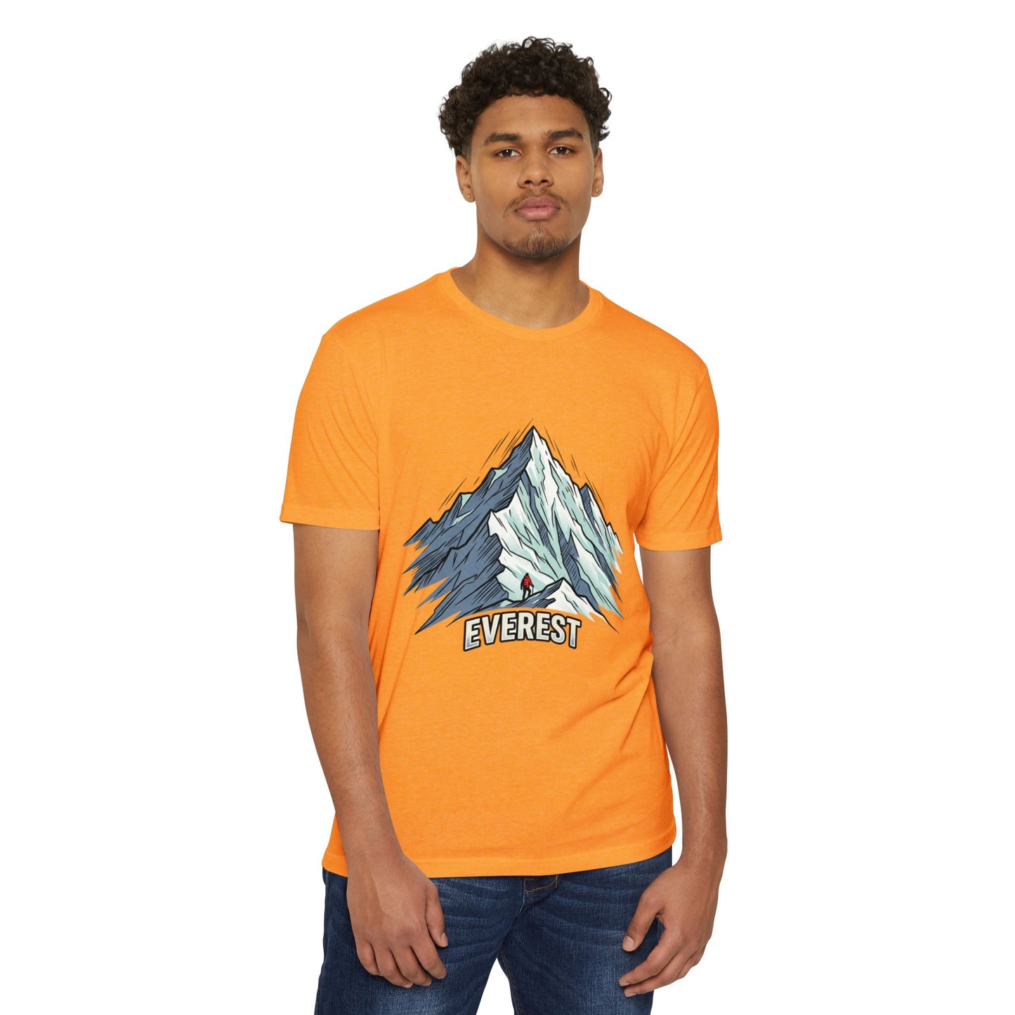 Everest Mountain Graphic T-Shirt — Adventure Climber Tee