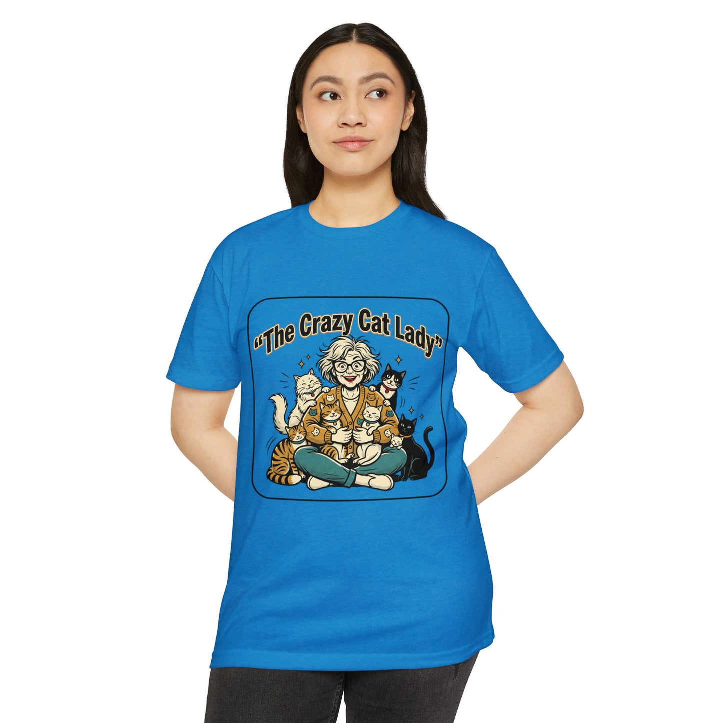 Crazy Cat Lady Retro Cat Mom T-Shirt
