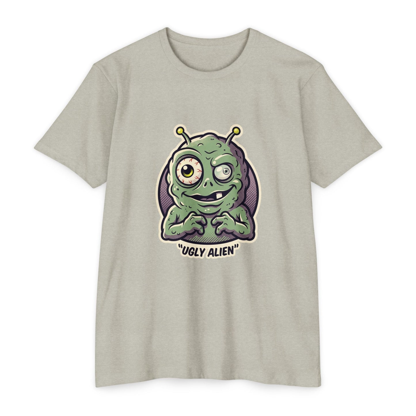 Funny Ugly Alien T-Shirt — Cartoon Graphic Tee