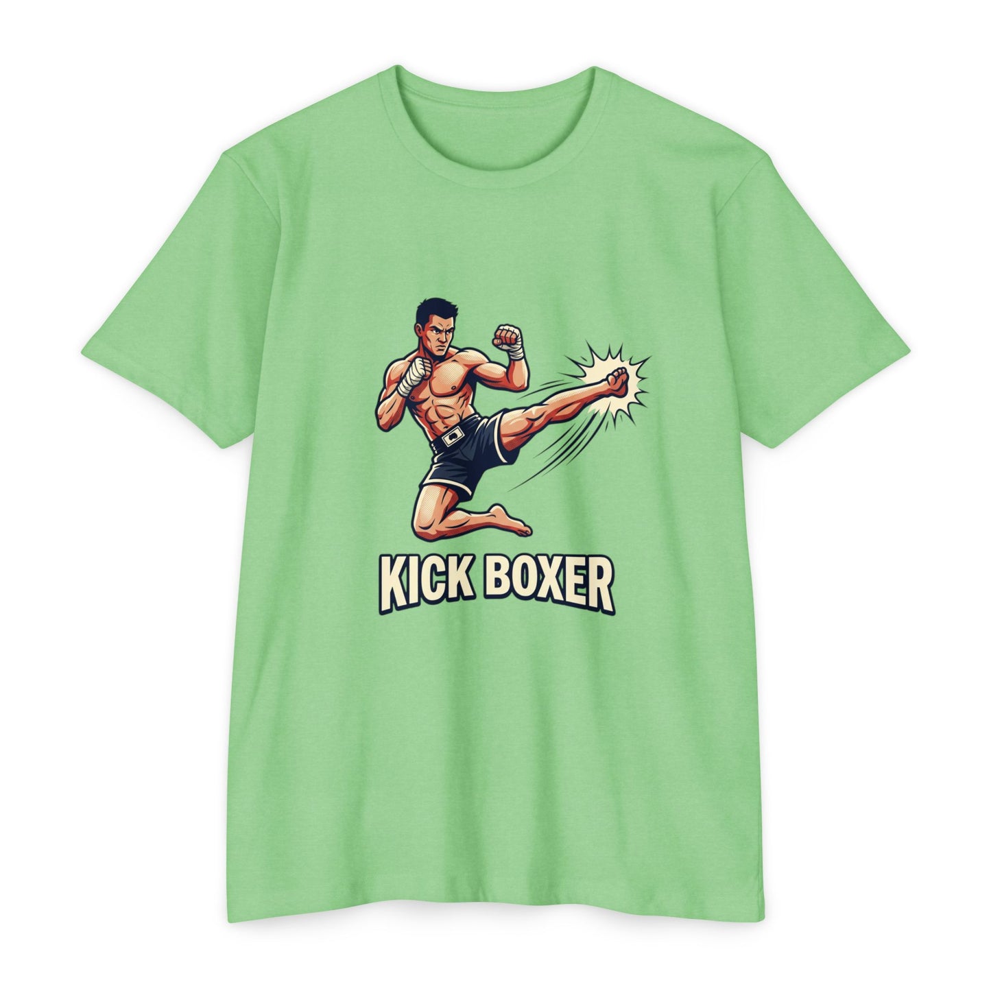 Camiseta Kick Boxer — Camiseta Retro Gráfica de Artes Marciales