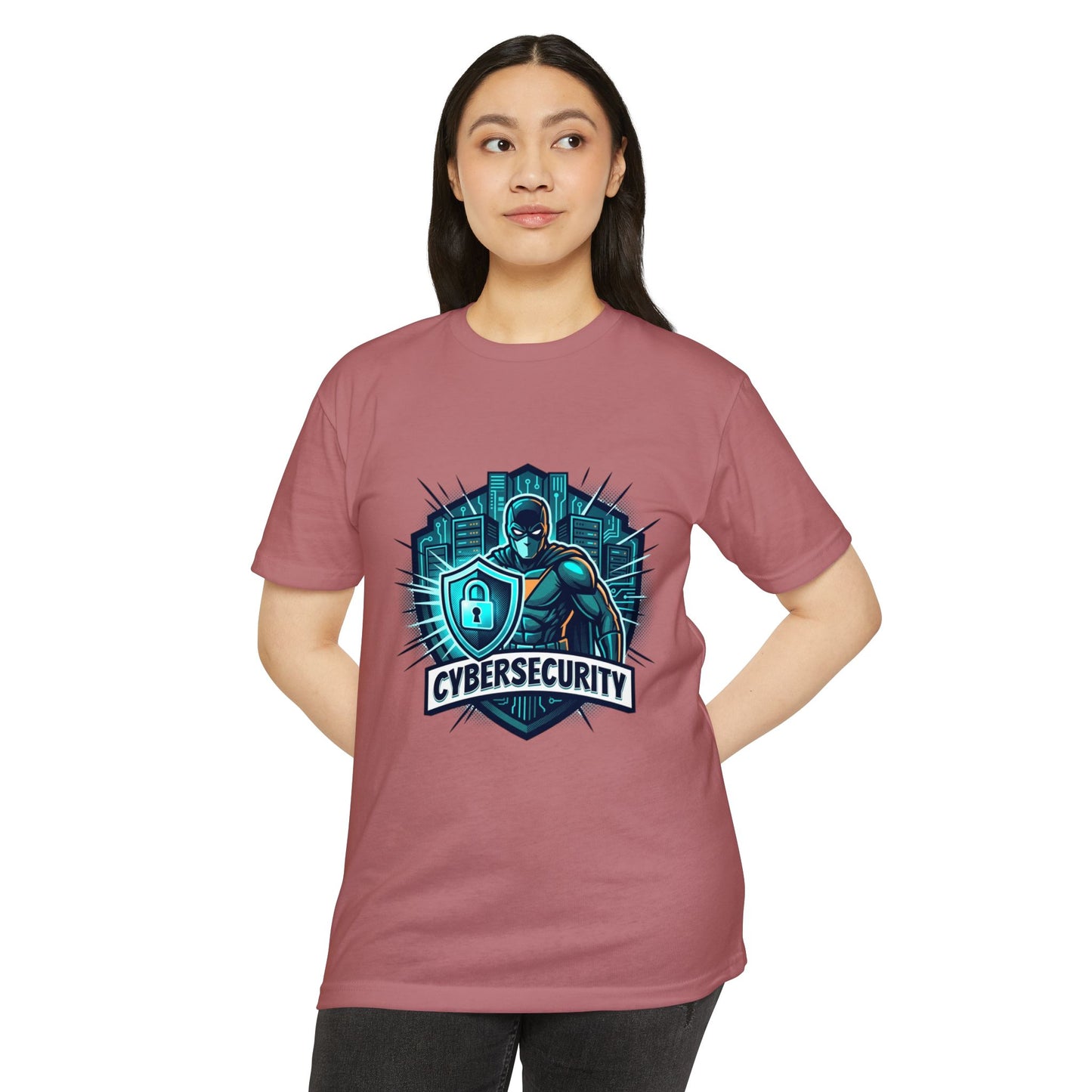 Cybersecurity Shield Tee — Cyber Defender Tech T-Shirt