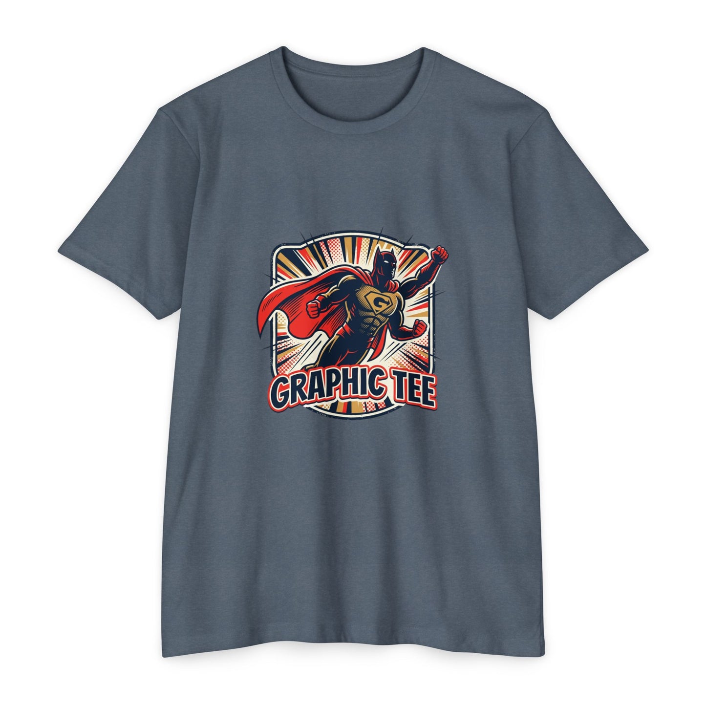 Retro Superhero Graphic Tee — Vintage Comic T-Shirt