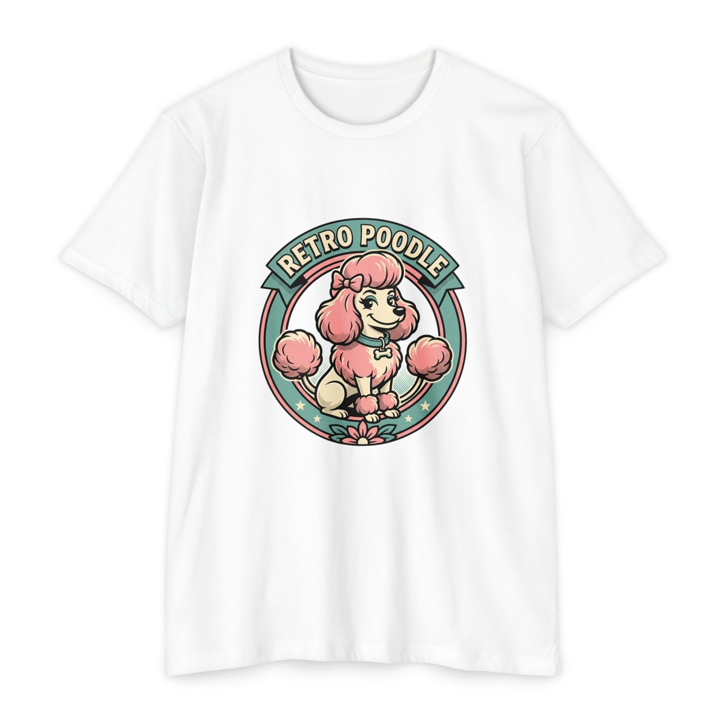 Retro Poodle T-Shirt — Vintage Cute Dog Graphic Tee