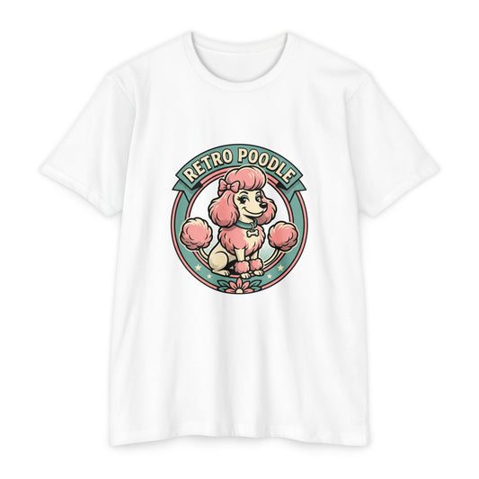 Retro Poodle T-Shirt — Vintage Cute Dog Graphic Tee