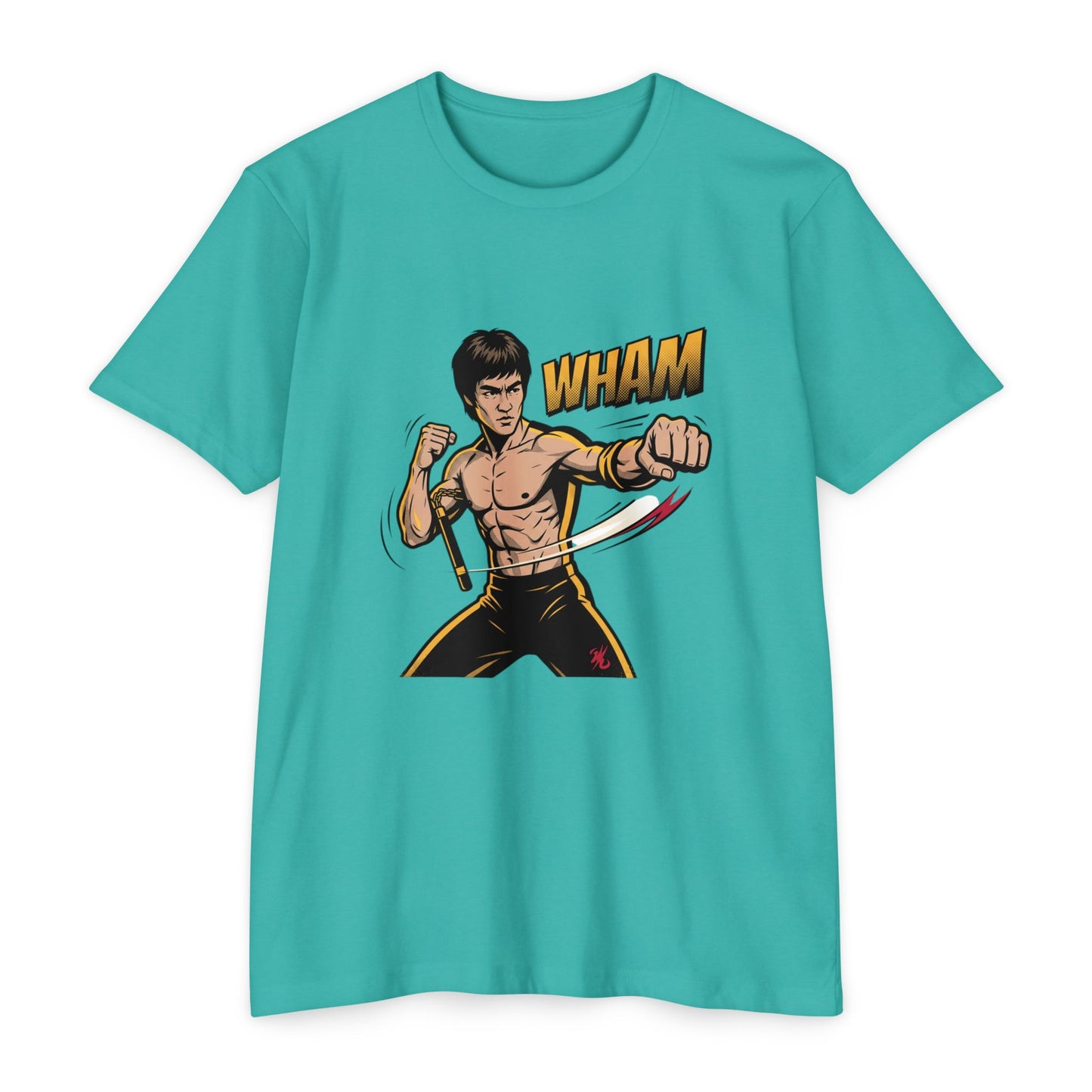 Camiseta gráfica de artes marciales — Camiseta de luchador estilo Bruce 'WHAM'