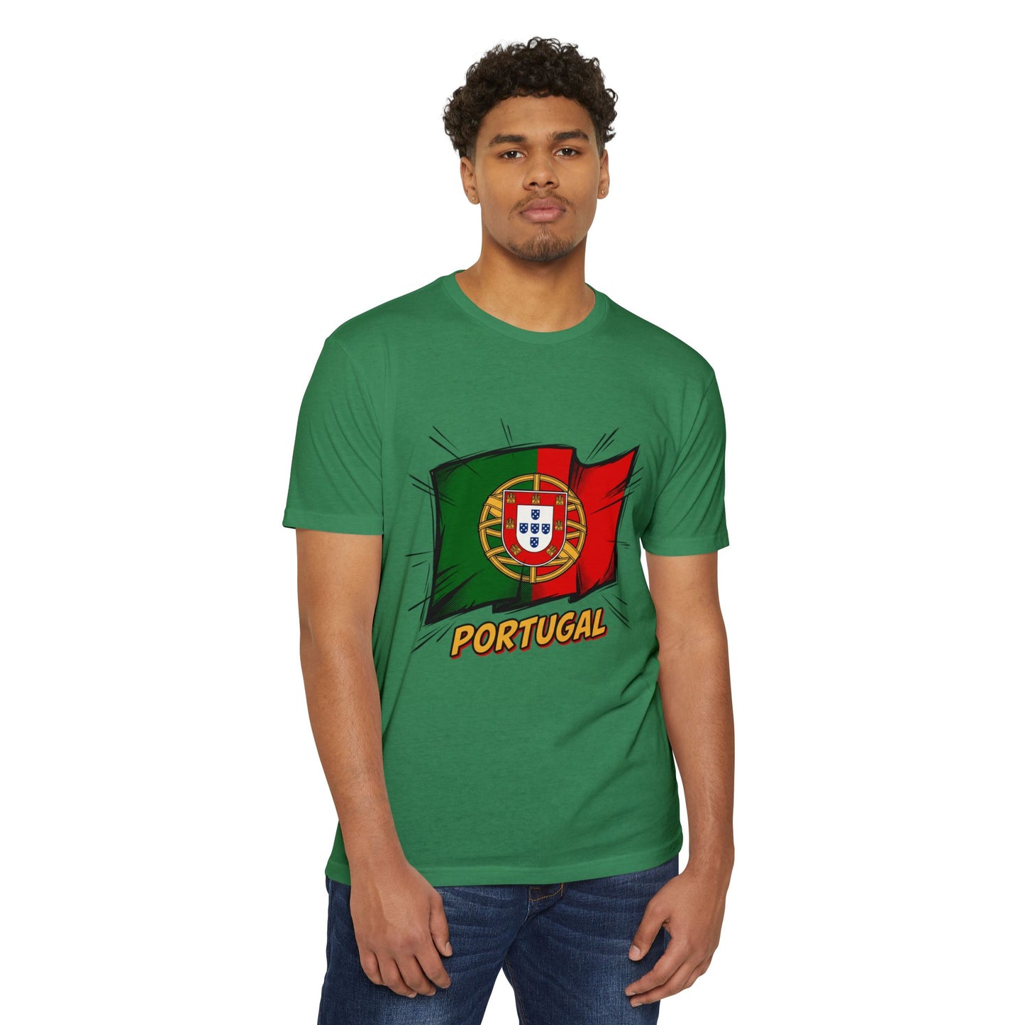 Portugal Flag Graphic T-Shirt — Vibrant Portuguese Pride Tee