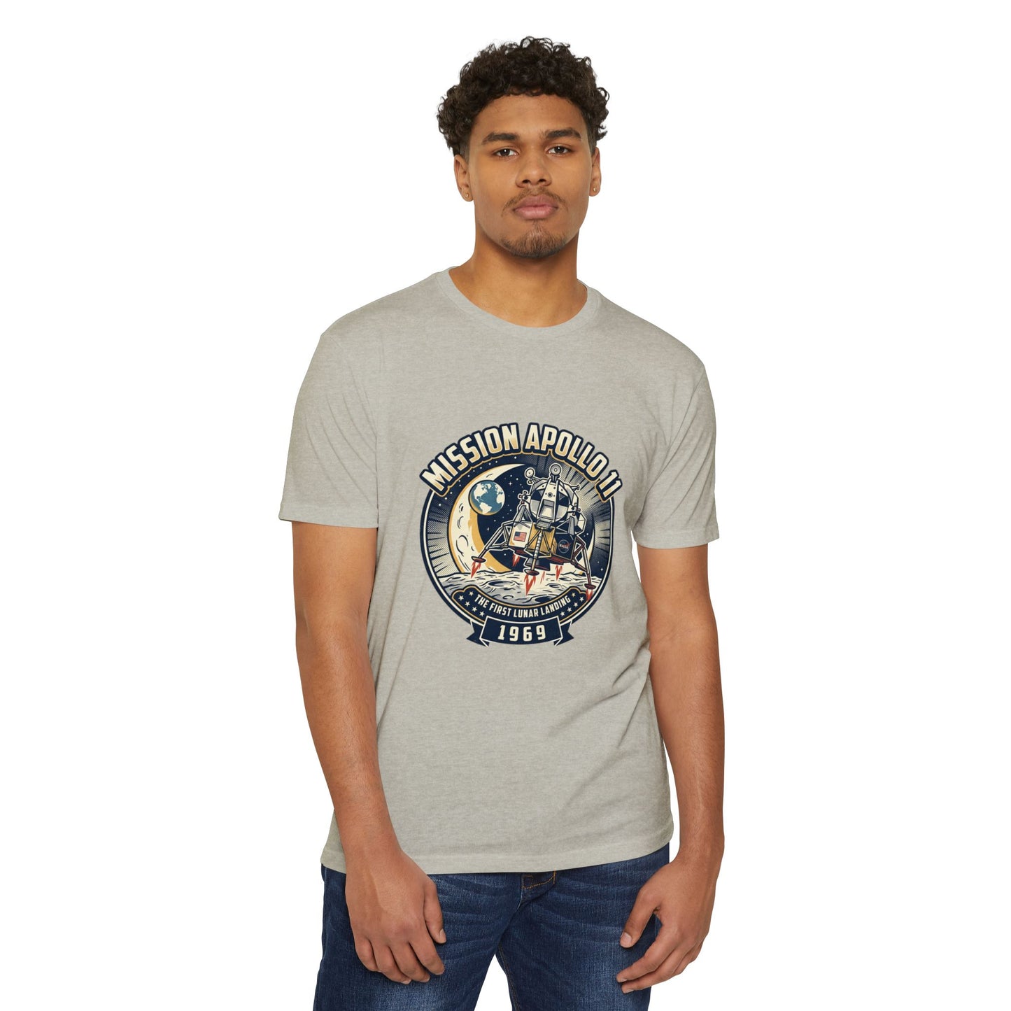 Apollo 11 Moon Landing T-Shirt — Mission Apollo 11 1969 Lunar Module Retro Tee