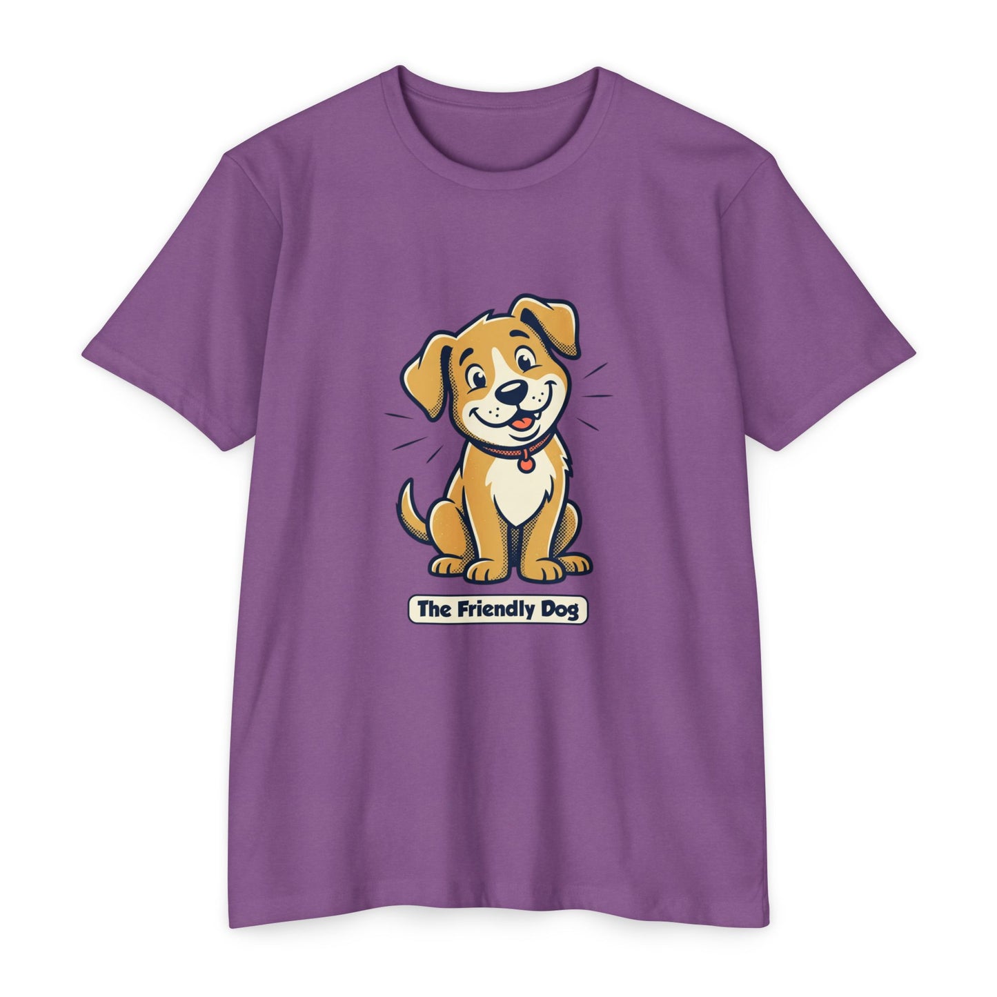 Friendly Dog T-Shirt – Cute Cartoon Puppy "The Friendly Dog" Tee