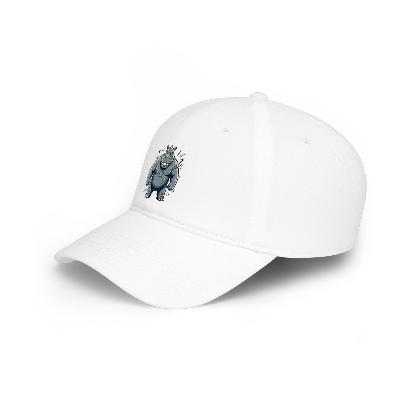 Cute Grumpy Monster Embroidered Baseball Cap