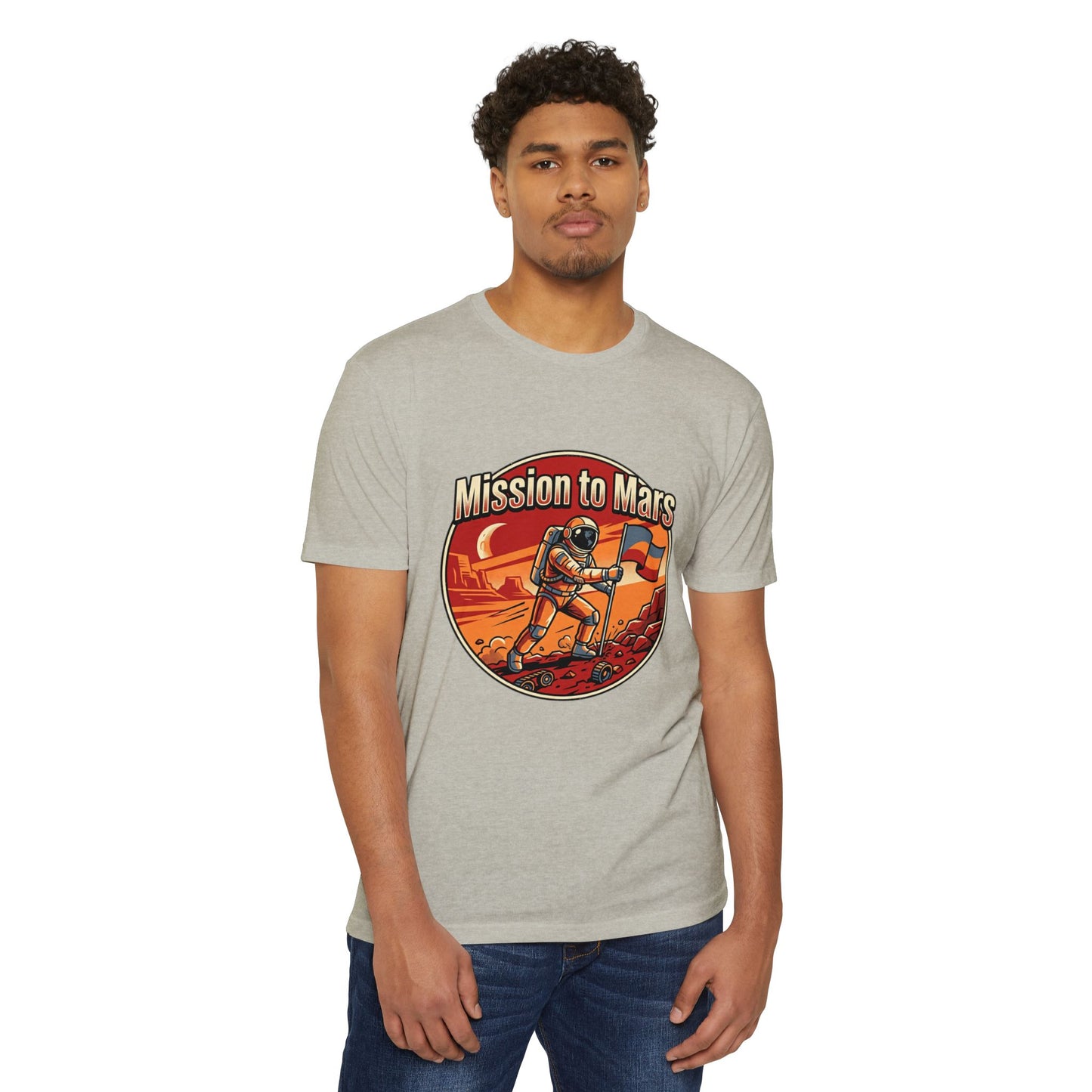Mission to Mars Retro Astronaut T-Shirt