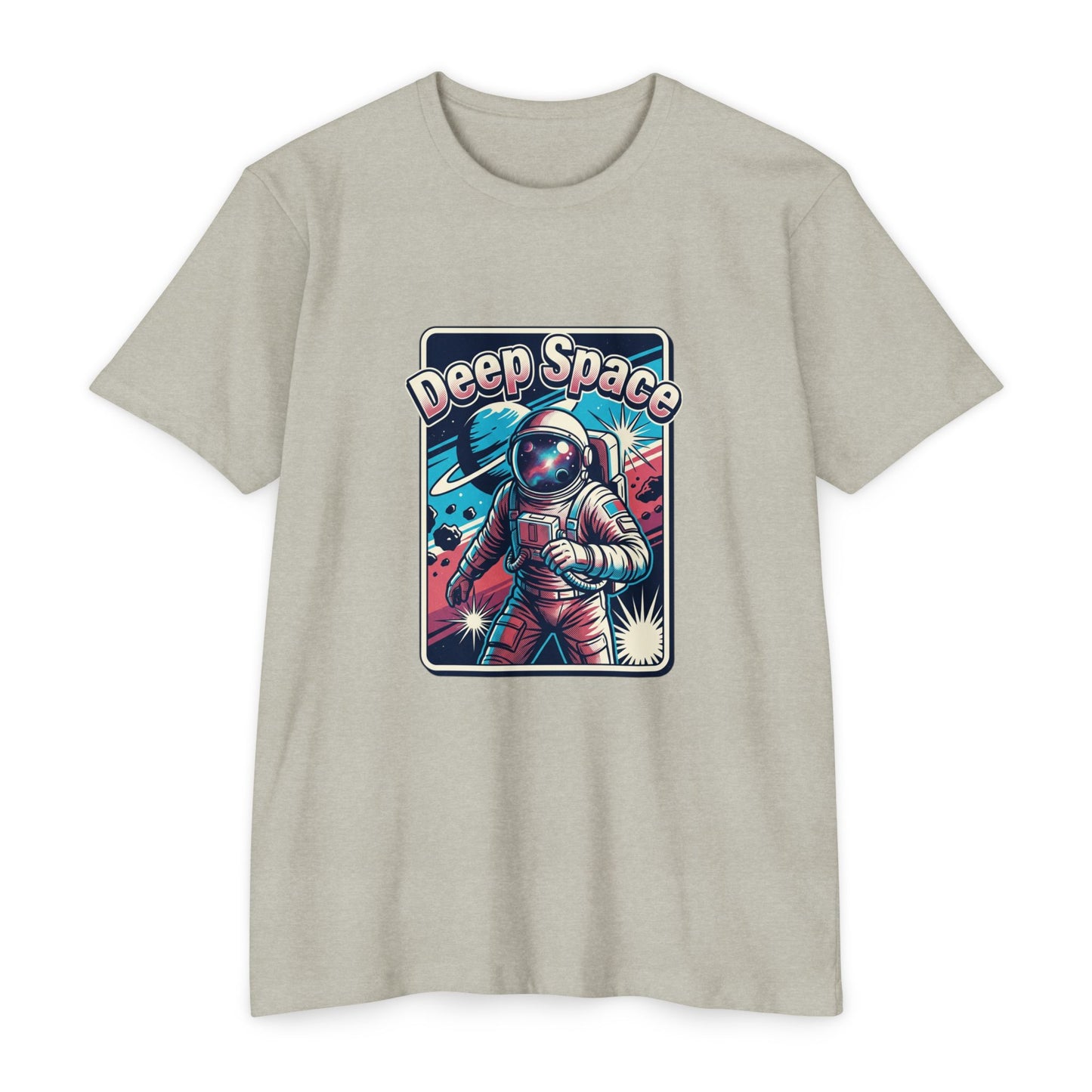 Deep Space Astronaut T-Shirt — Retro Space Exploration Tee
