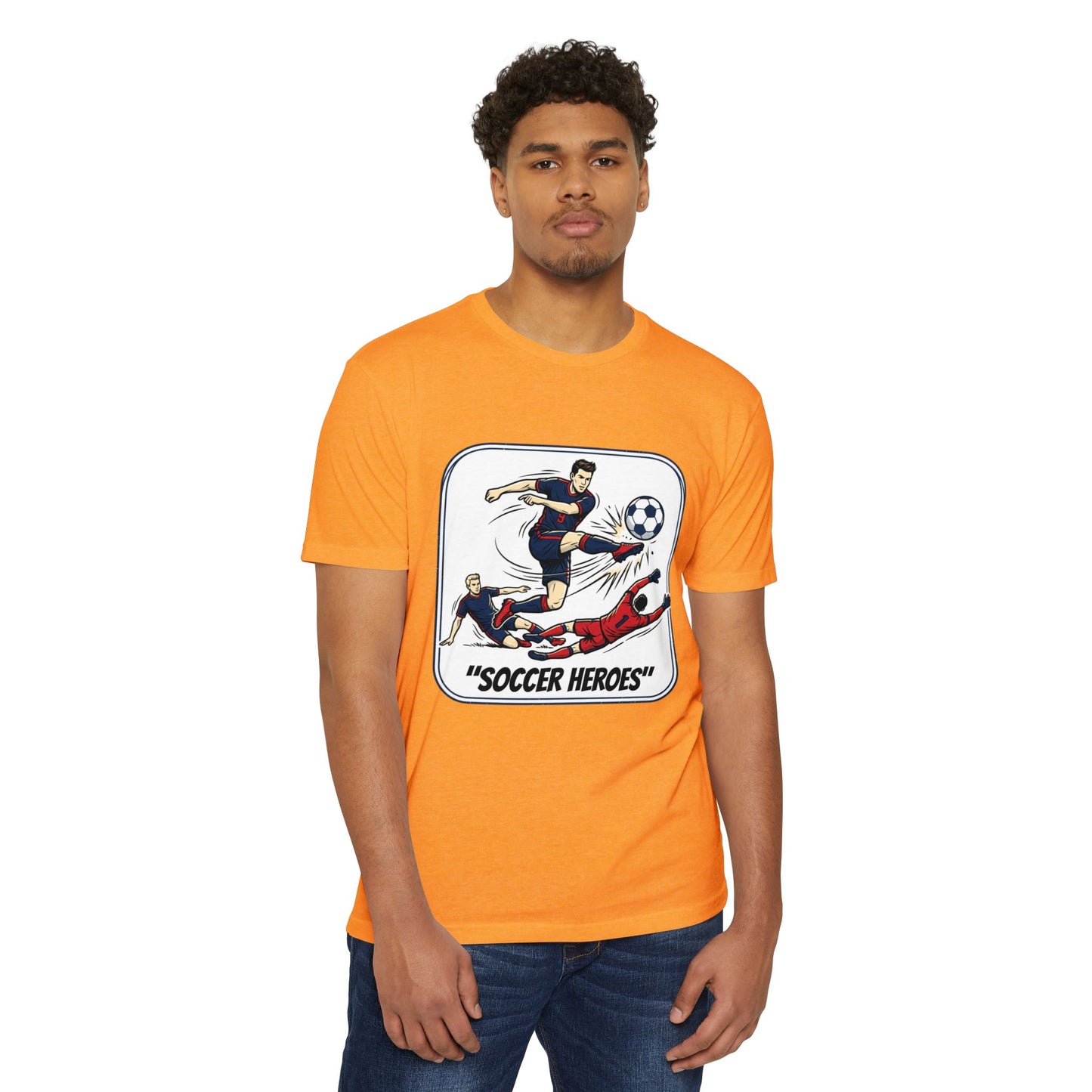 Soccer Heroes T-Shirt — Vintage Comic Soccer Graphic Tee